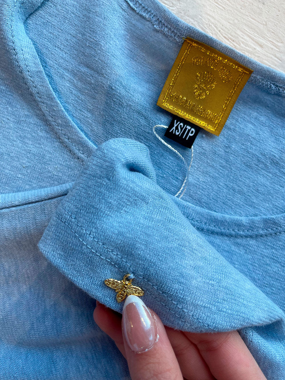 Hemp Scoop Neck T-Shirt - Cream