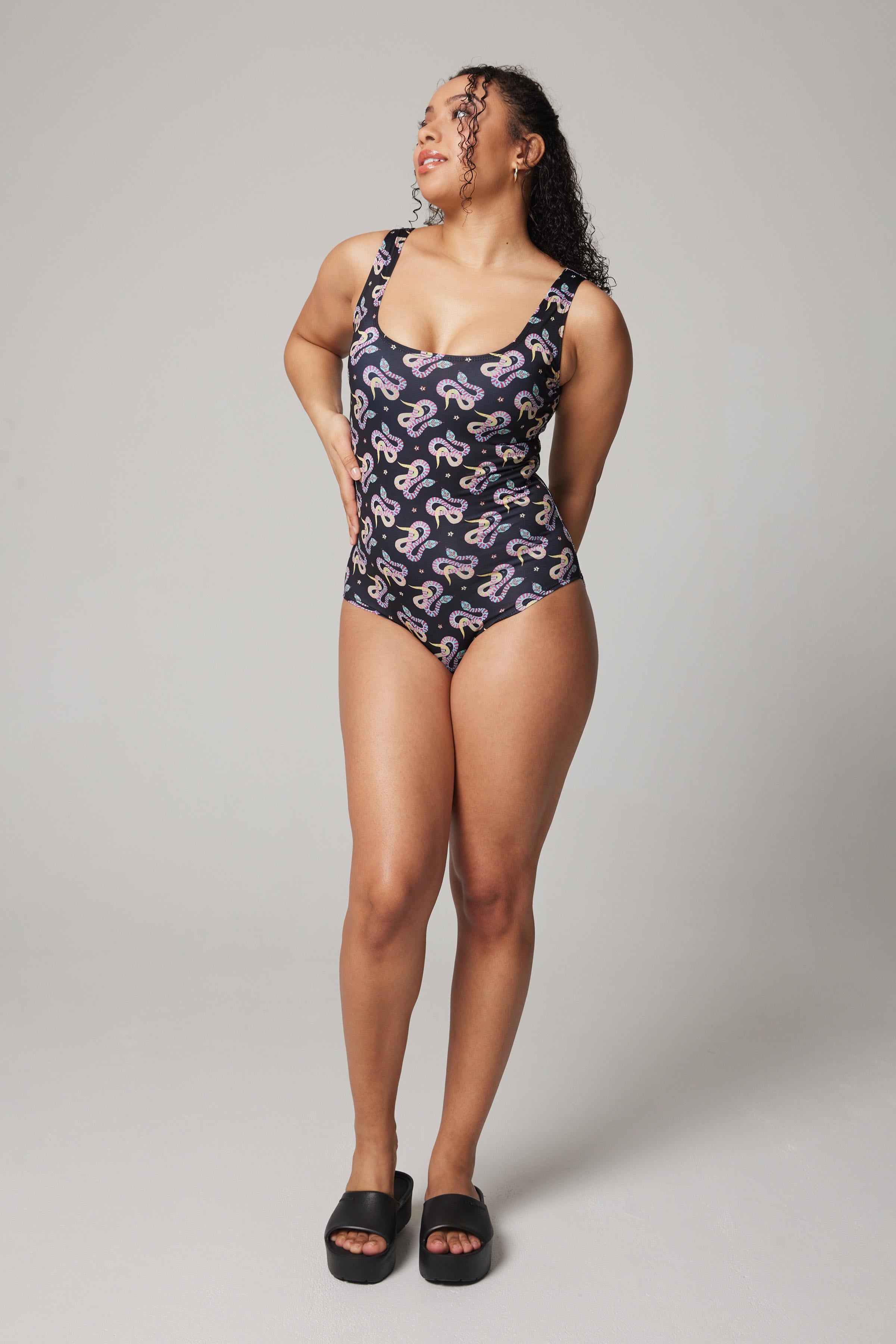 Maillot de bain classique - Œil de serpent