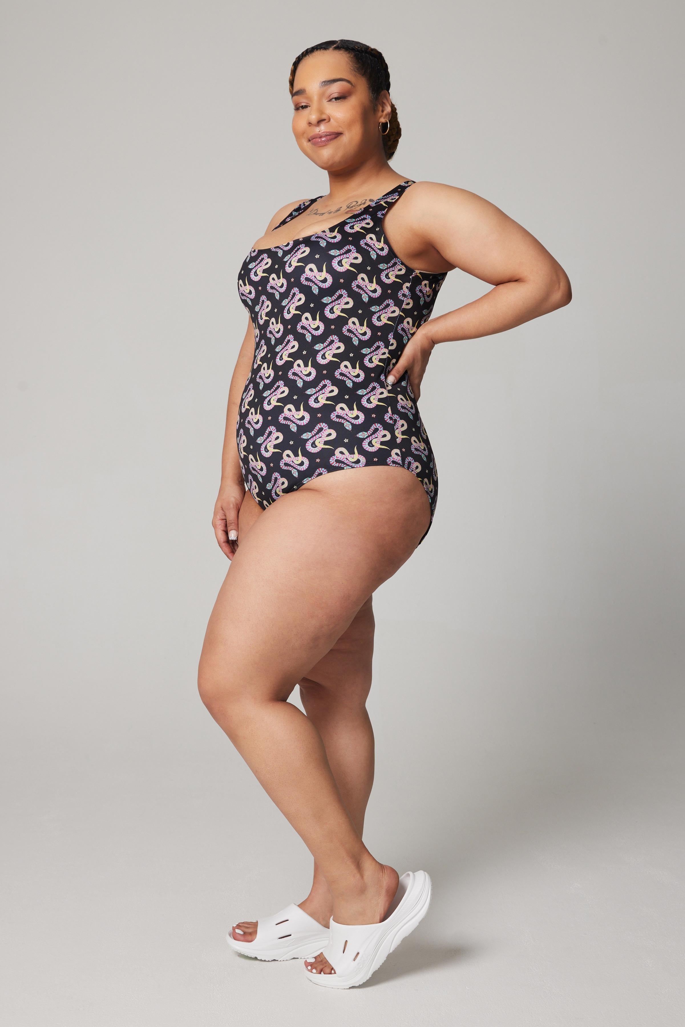Maillot de bain classique - Œil de serpent