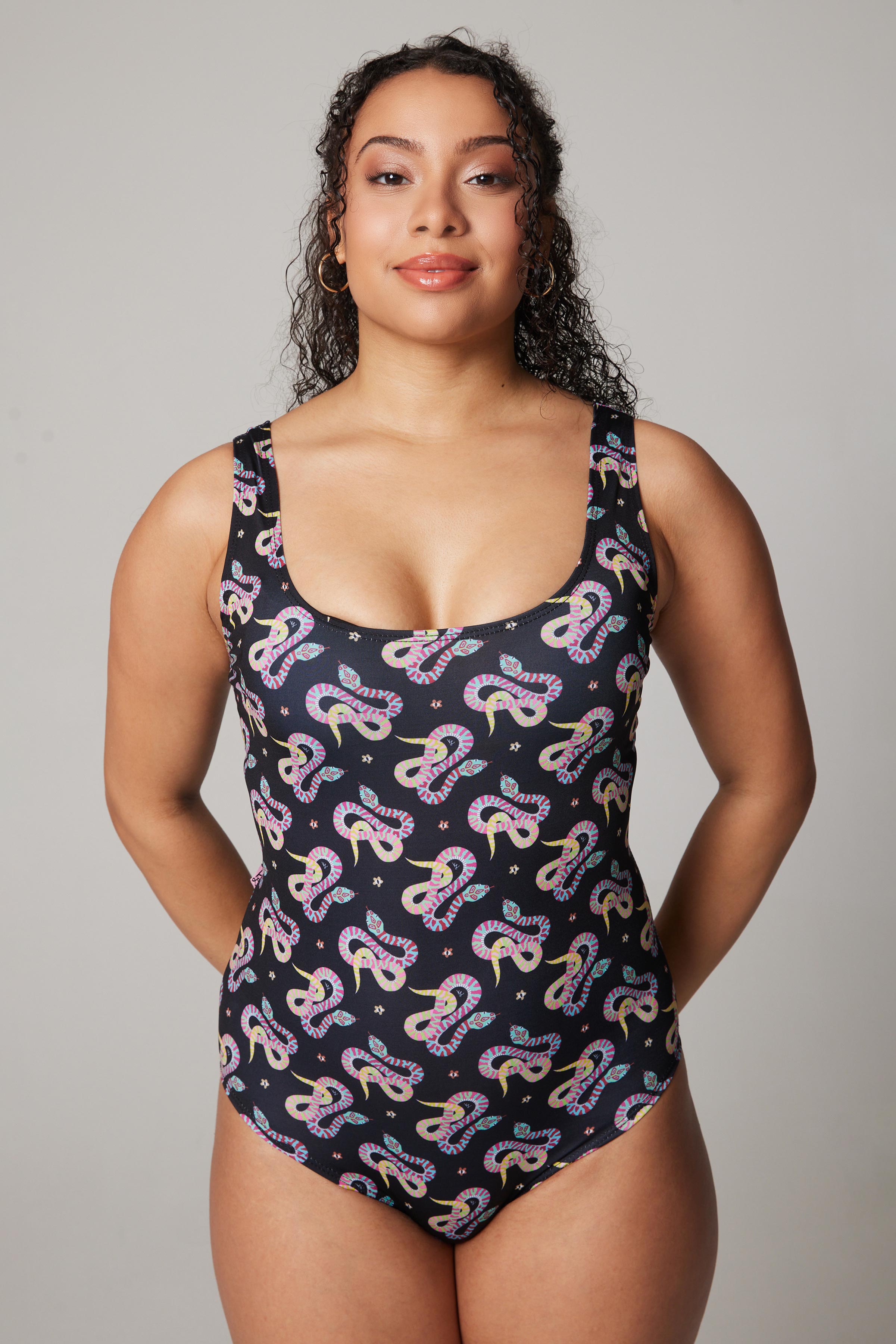 Maillot de bain classique - Œil de serpent
