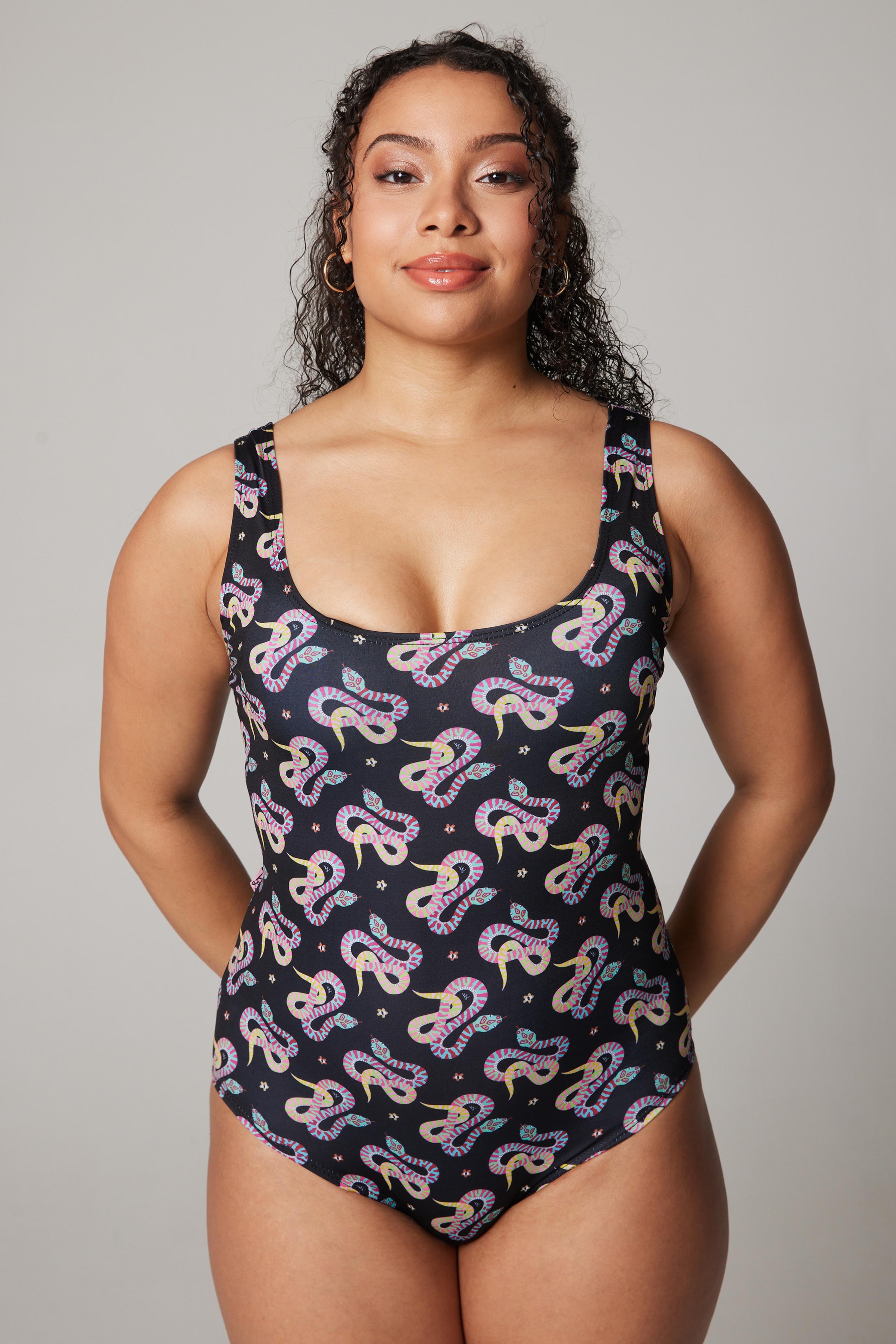 Maillot de bain classique - Œil de serpent