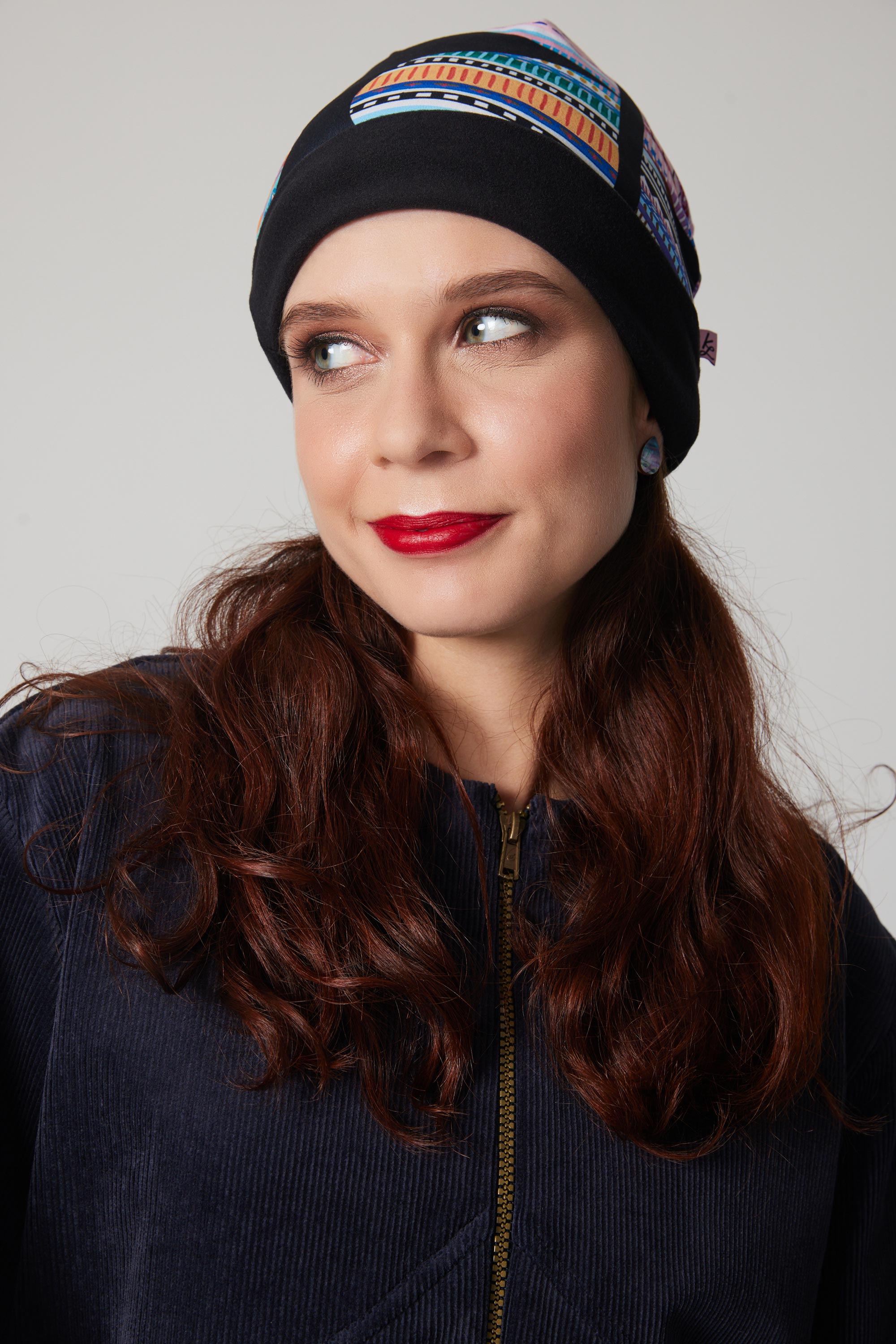 Tuque - Folk Stripes Black