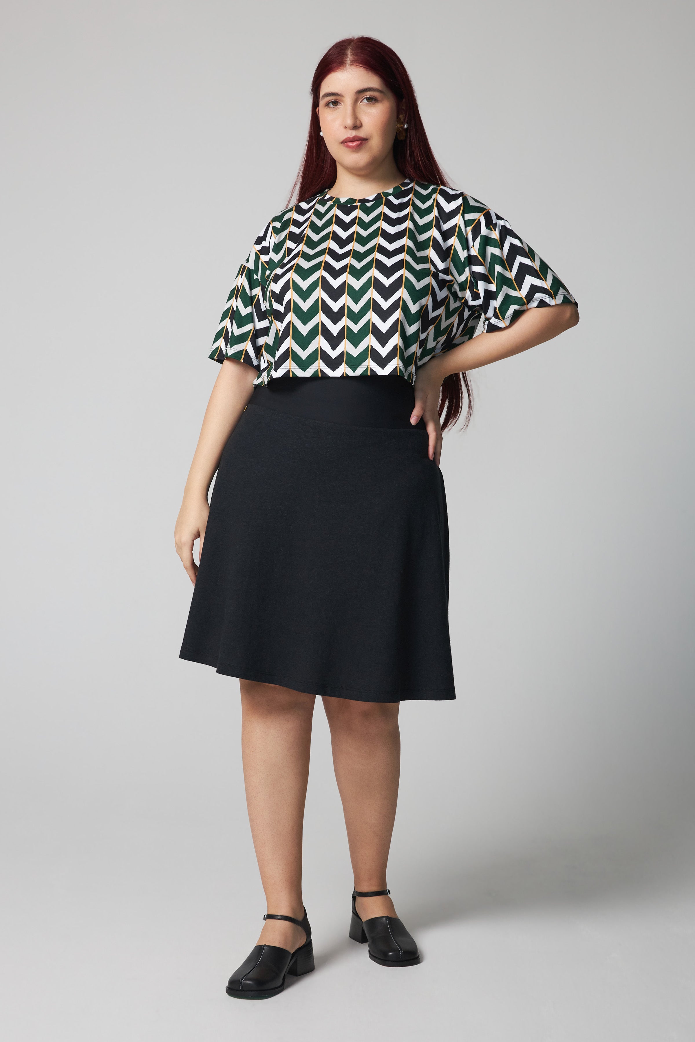 Art Skirt - Hemp - Black