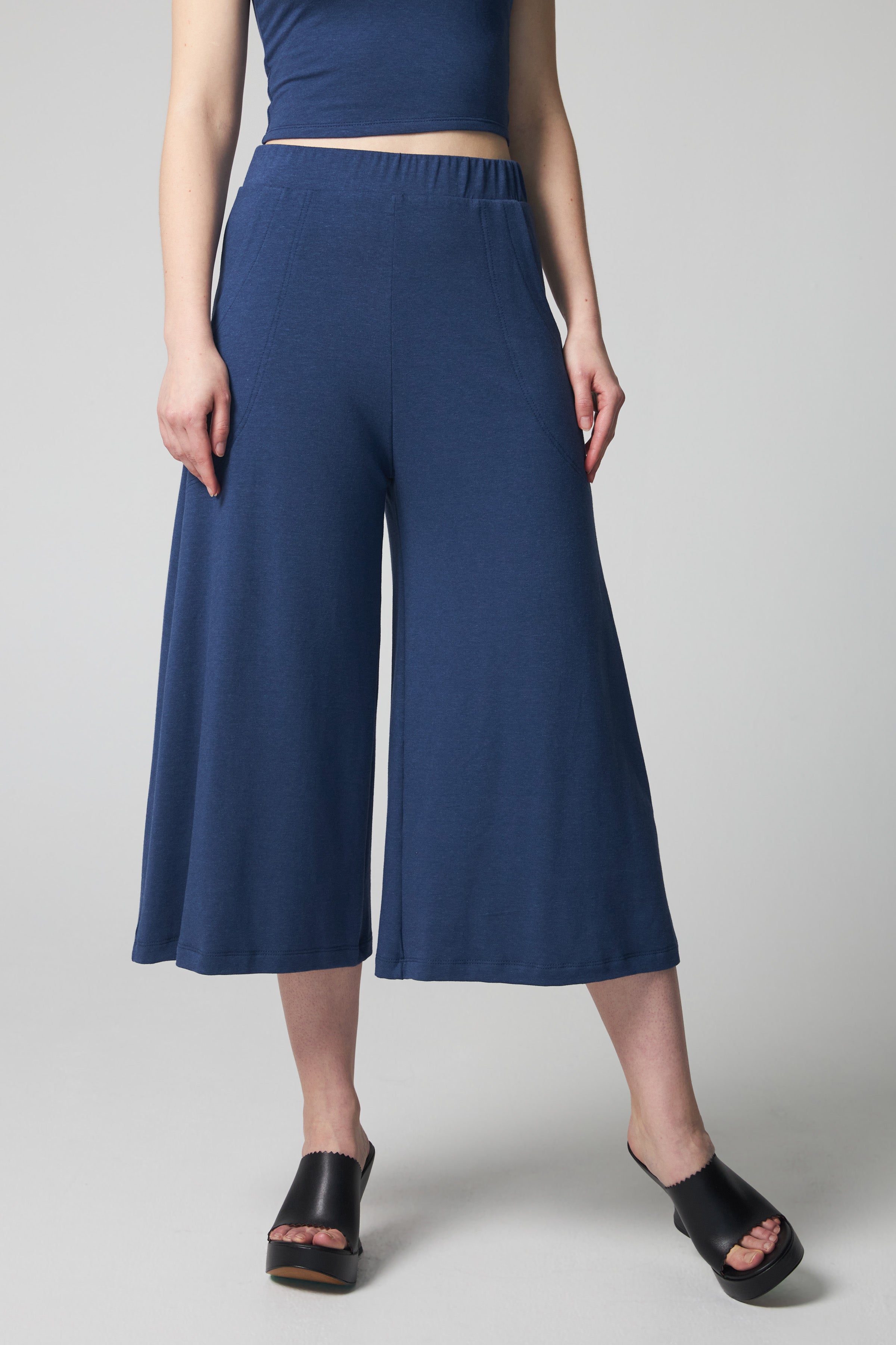 Organic Bamboo Cascais Pants - Blue