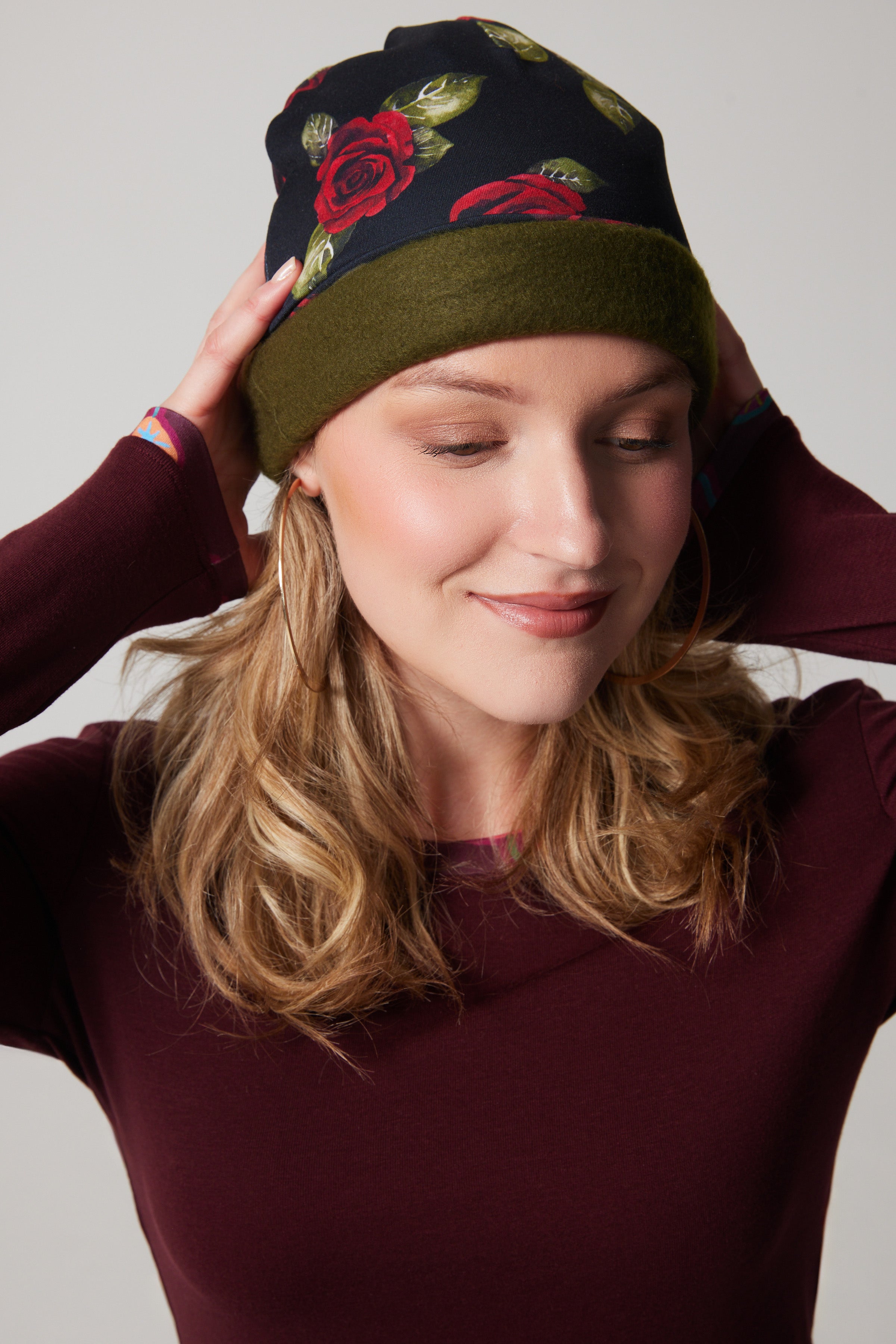Tuque - Roses