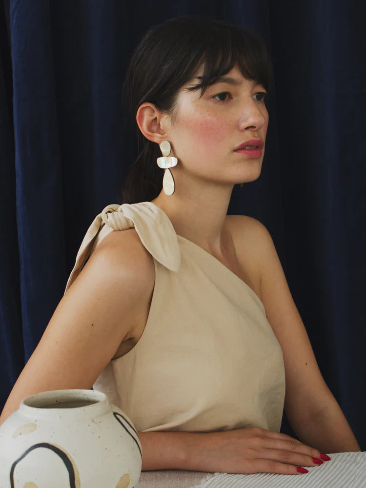 ANA EARRINGS IN MOTHER OF PEARL