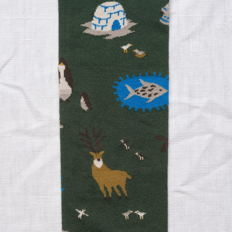 Bonne Maison - Inuit Spirit – Forest Knee-Highs