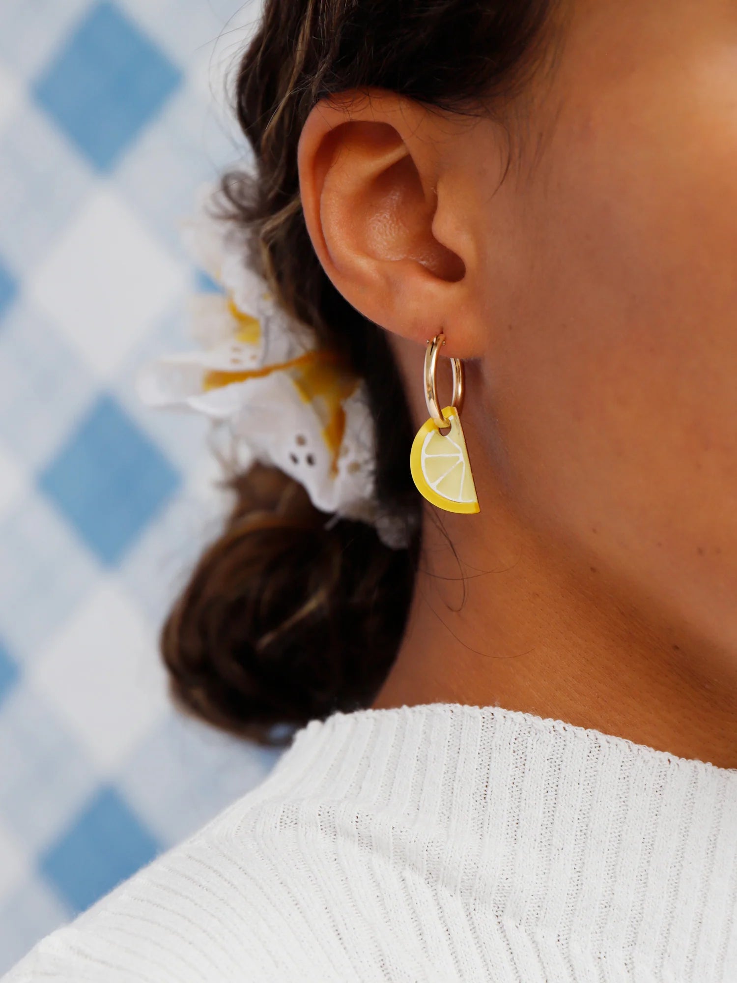 Wolf & Moon - Mini Lemon Slice Hoops