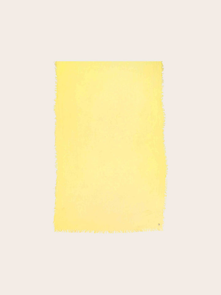 Fraas, ÉCHARPE EN SERGÉ TEINT EN PIÈCE OPTIC COLD DYE – Lemon Drop