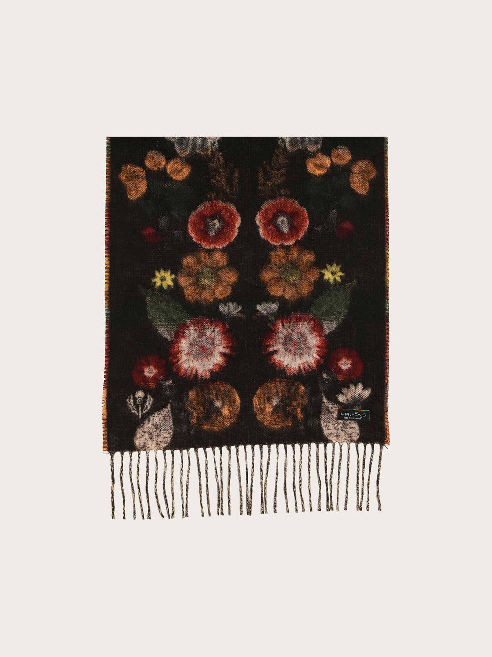 FRAAS Floral Cashmink Scarf - True Red, view 2