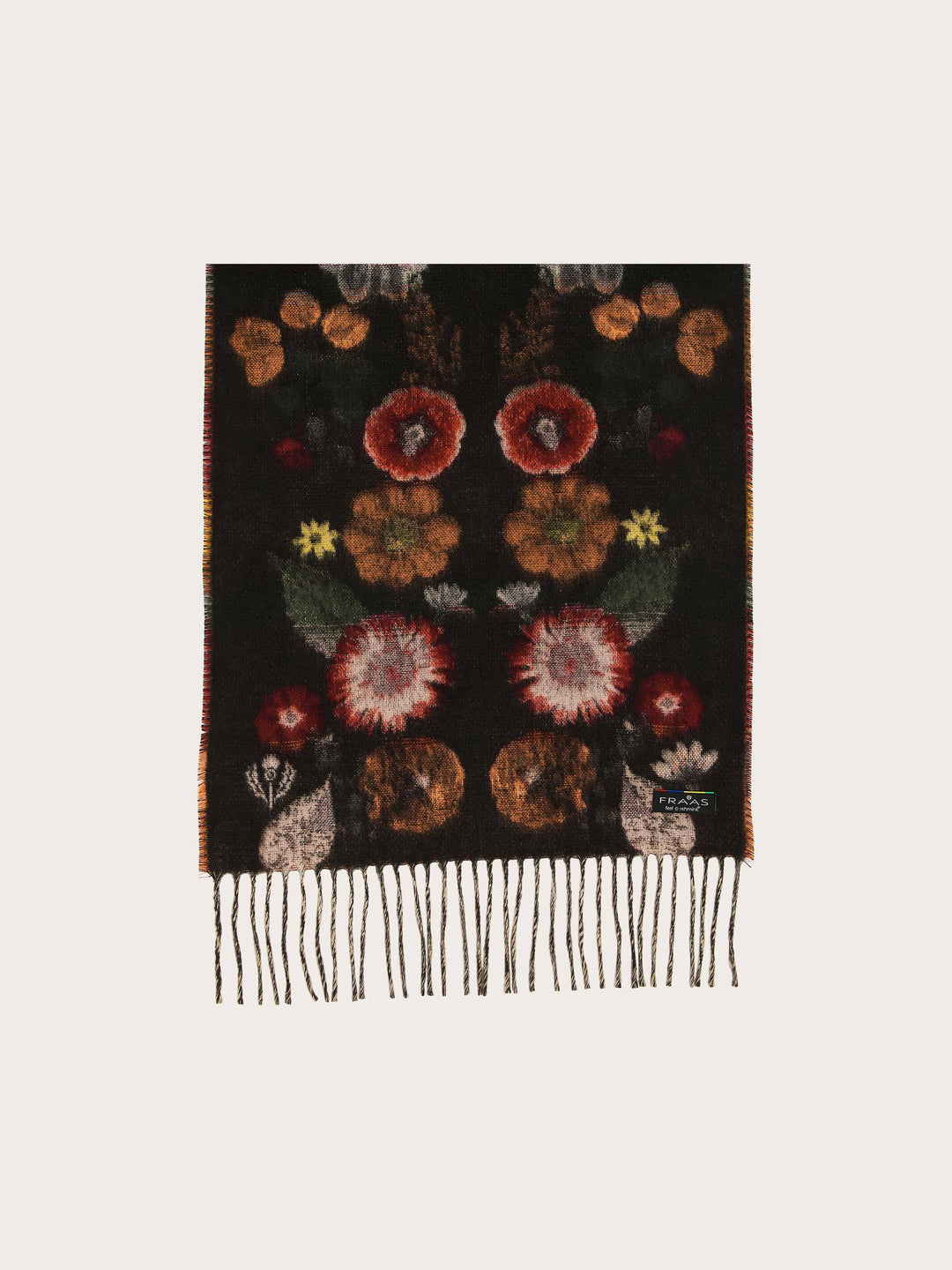 FRAAS Floral Cashmink Scarf - True Red, view 2
