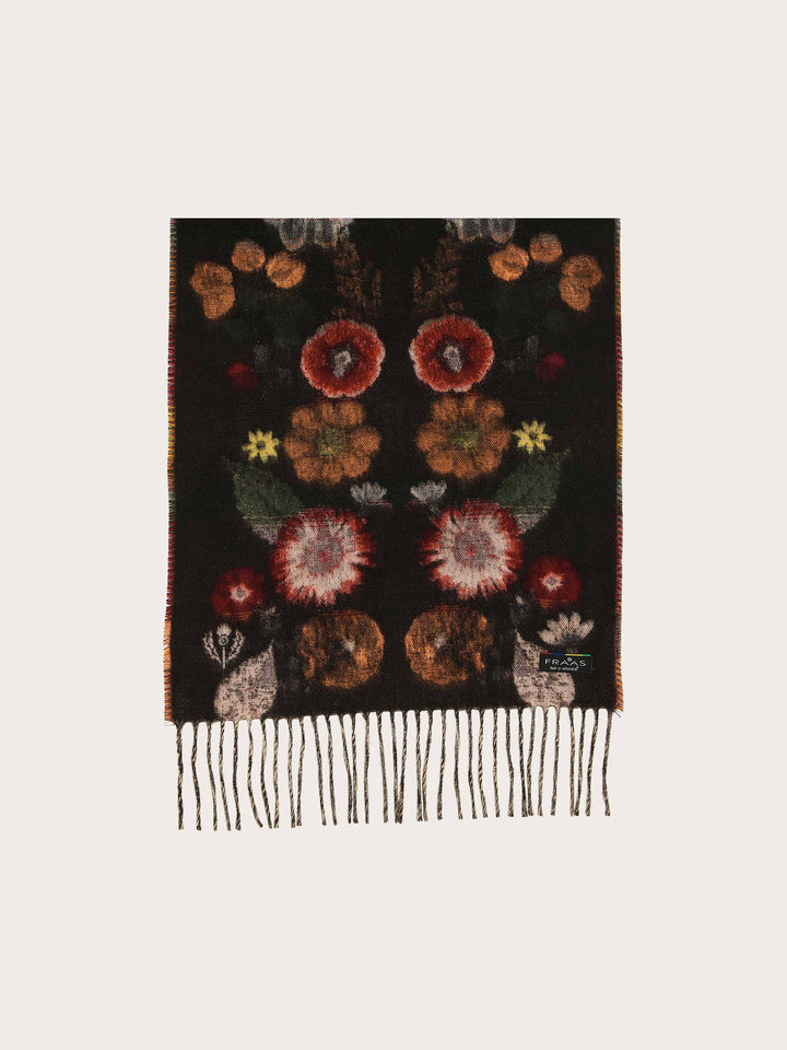 FRAAS Floral Cashmink Scarf - True Red, view 2