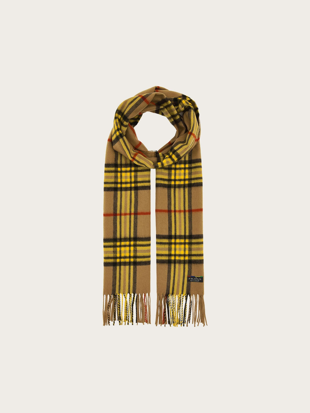 FRAAS Classic Plaid Cashmink Scarf - Ginger Root, view 1