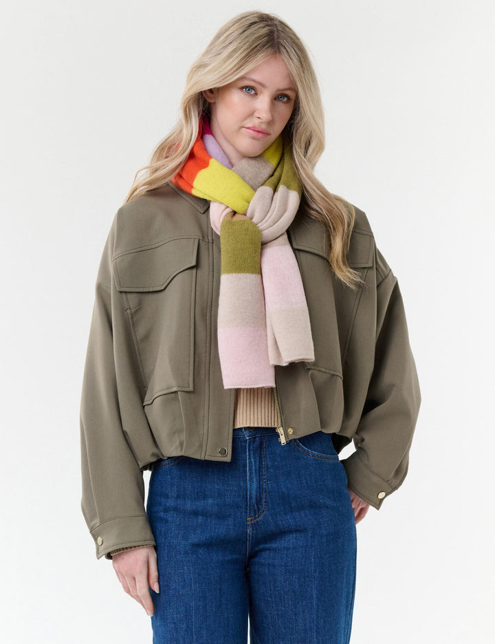 FRAAS Striped Wool Scarf - Multicolor, view 4