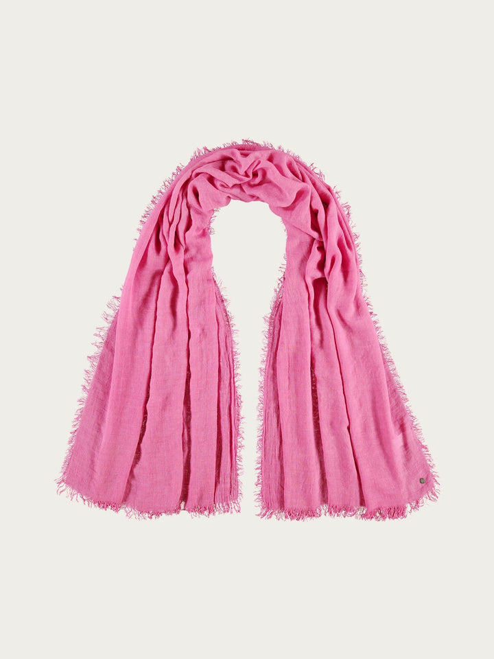 SINGLE-COLOURED STOLE IN VISCOSE BLEND - Digital Pink