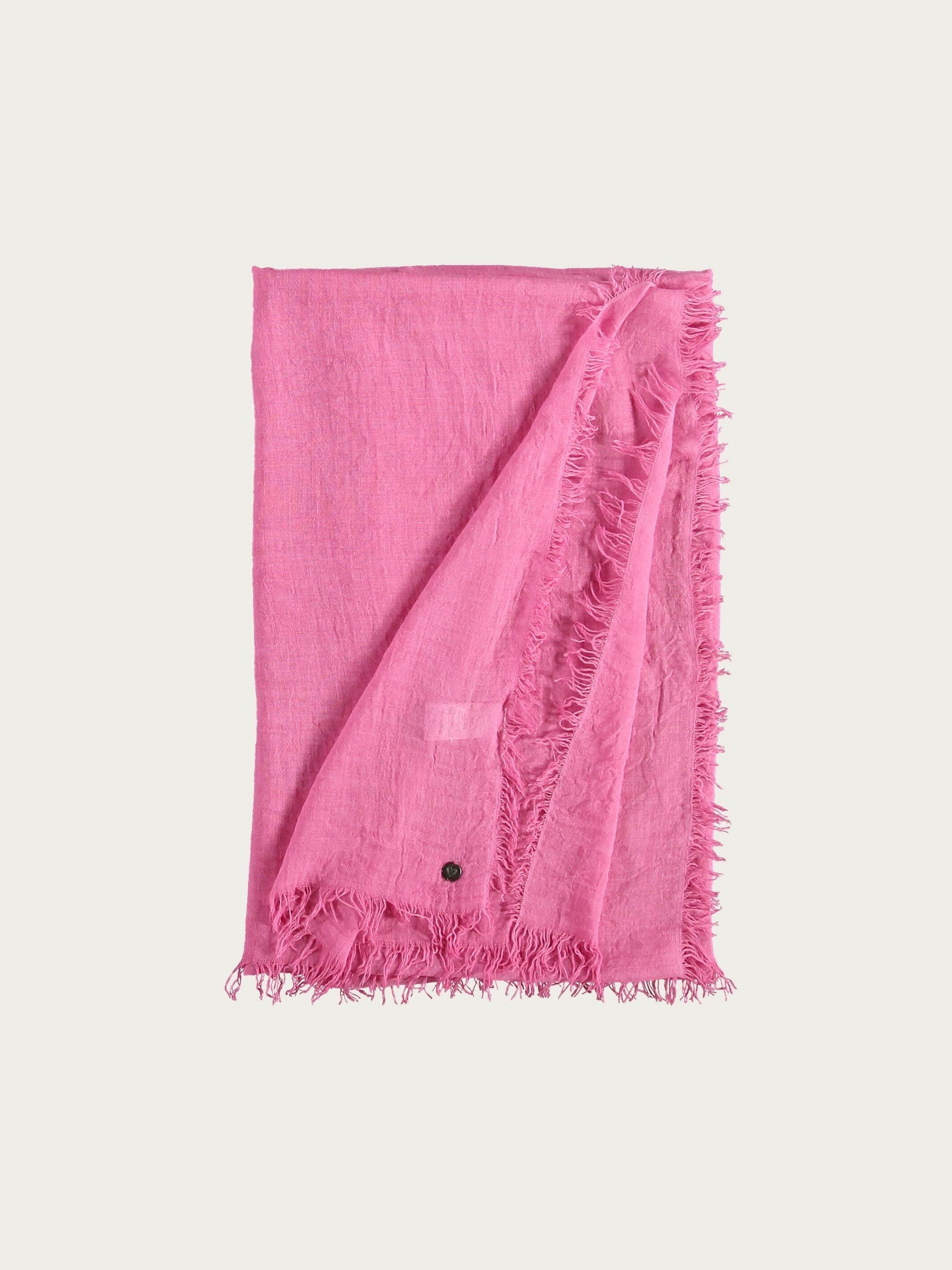 SINGLE-COLOURED STOLE IN VISCOSE BLEND - Digital Pink
