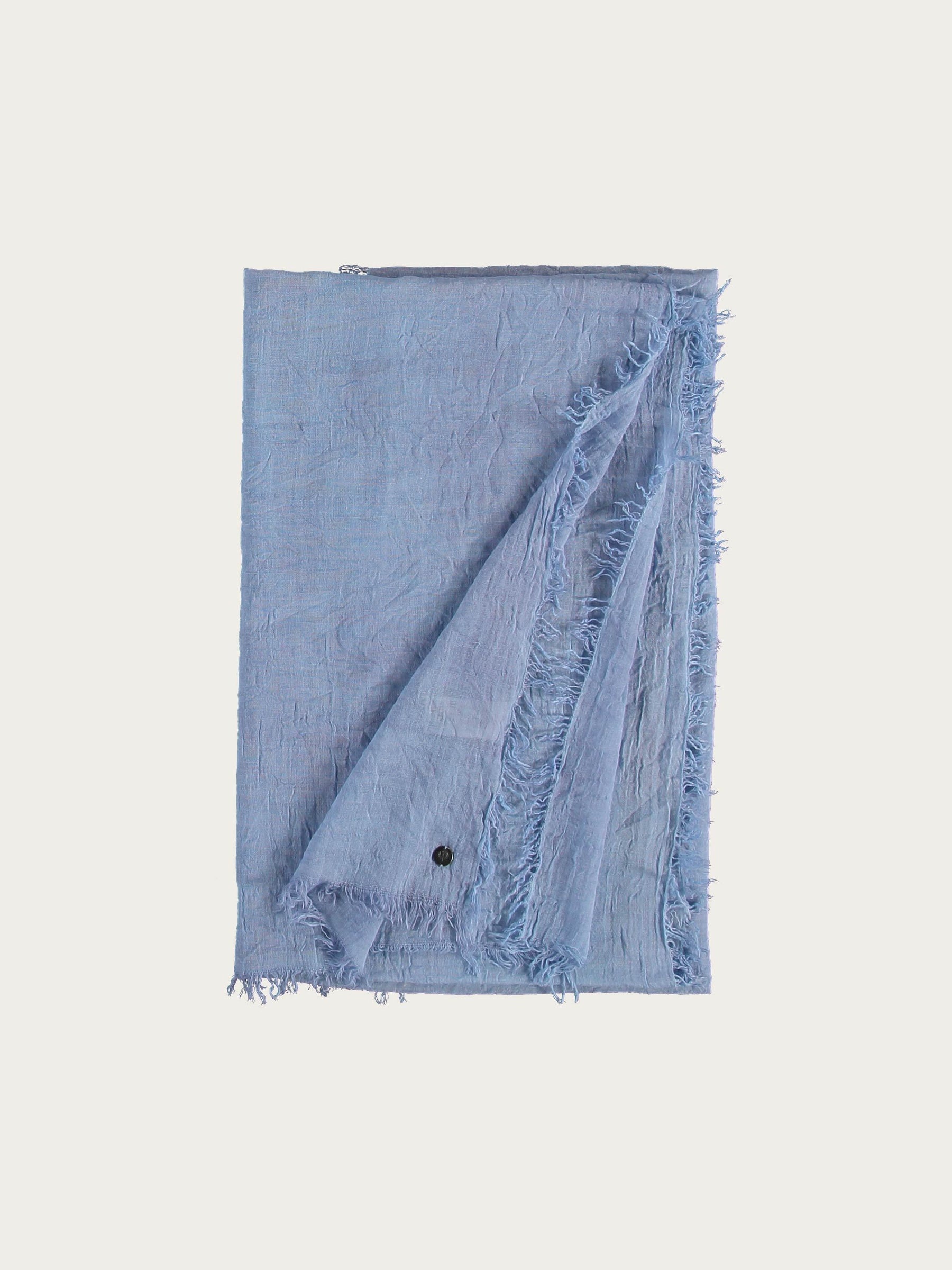 SINGLE-COLOURED STOLE IN VISCOSE BLEND - Skipper Blue