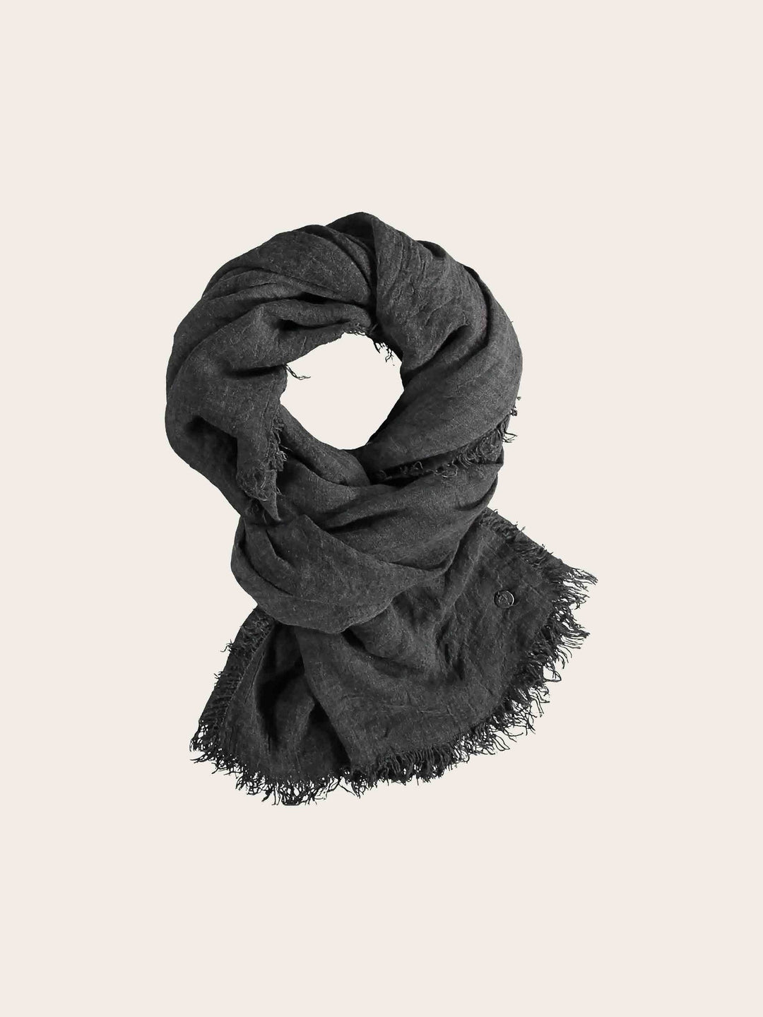 ÉTOLE UNIE EN MÉLANGE DE VISCOSE - Noir