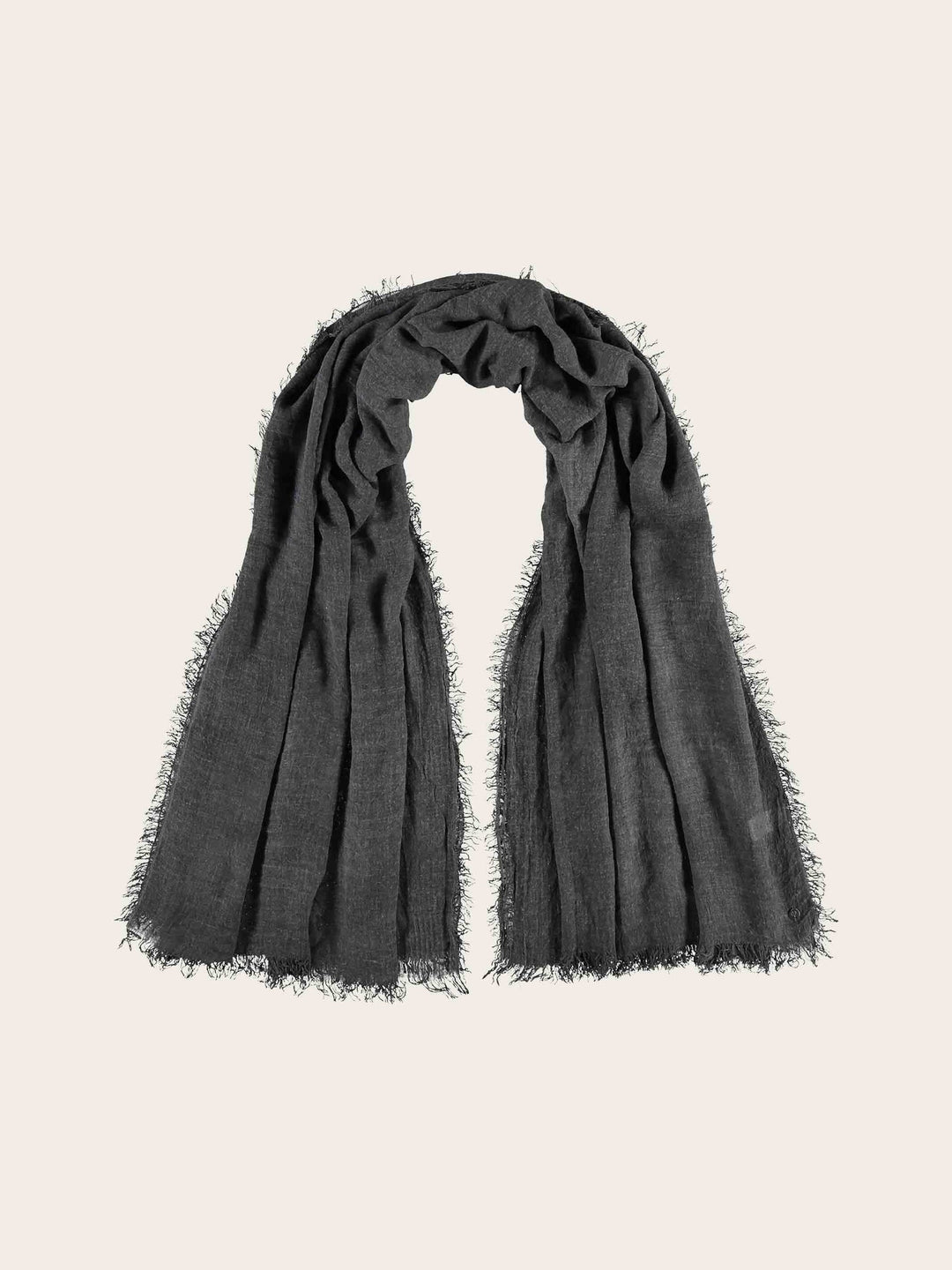 ÉTOLE UNIE EN MÉLANGE DE VISCOSE - Noir