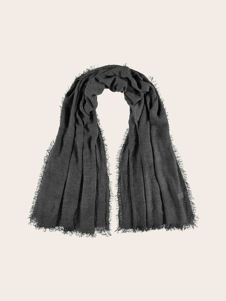 ÉTOLE UNIE EN MÉLANGE DE VISCOSE - Noir