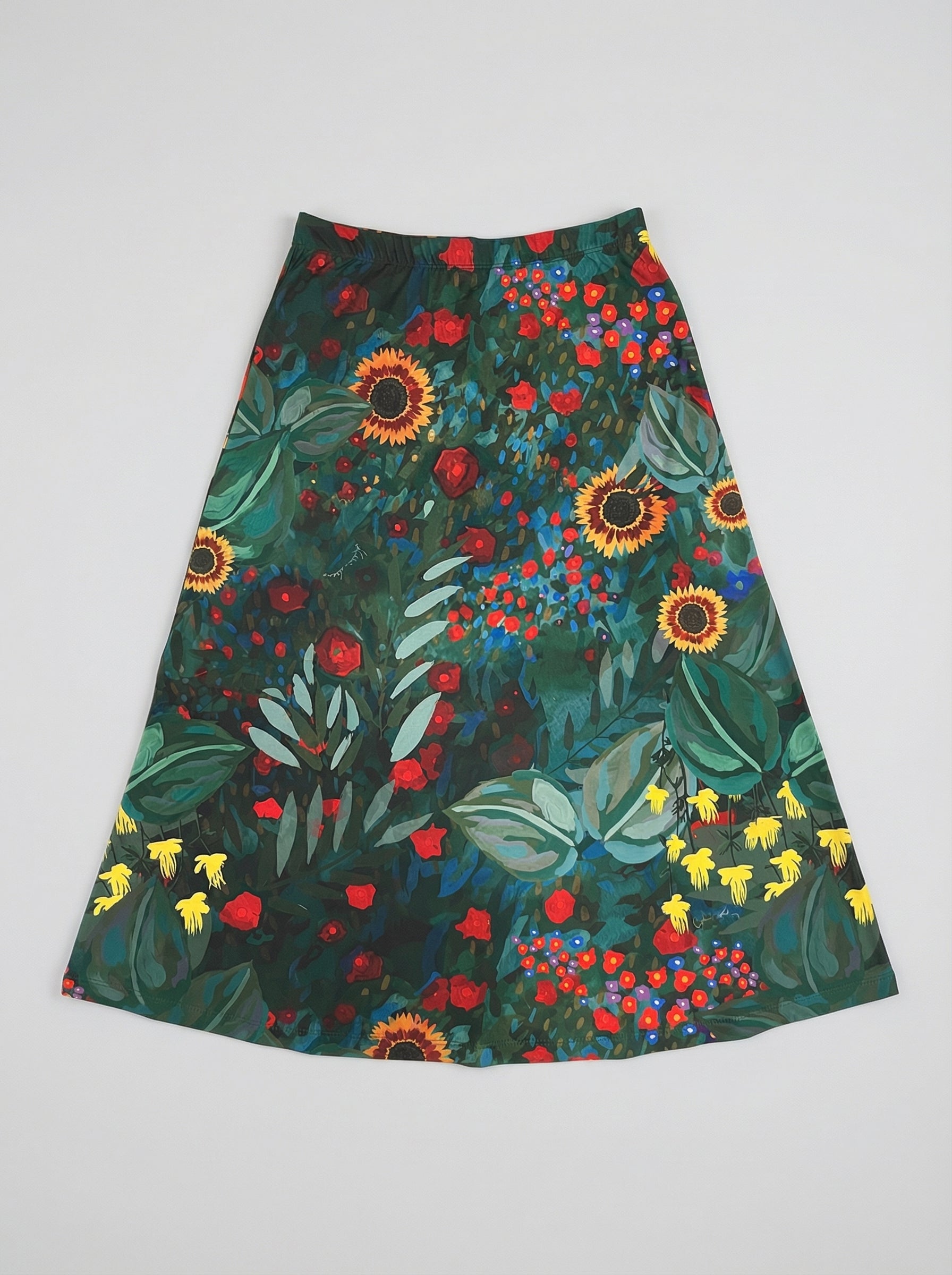 A-Line Skirt - Artist's Garden