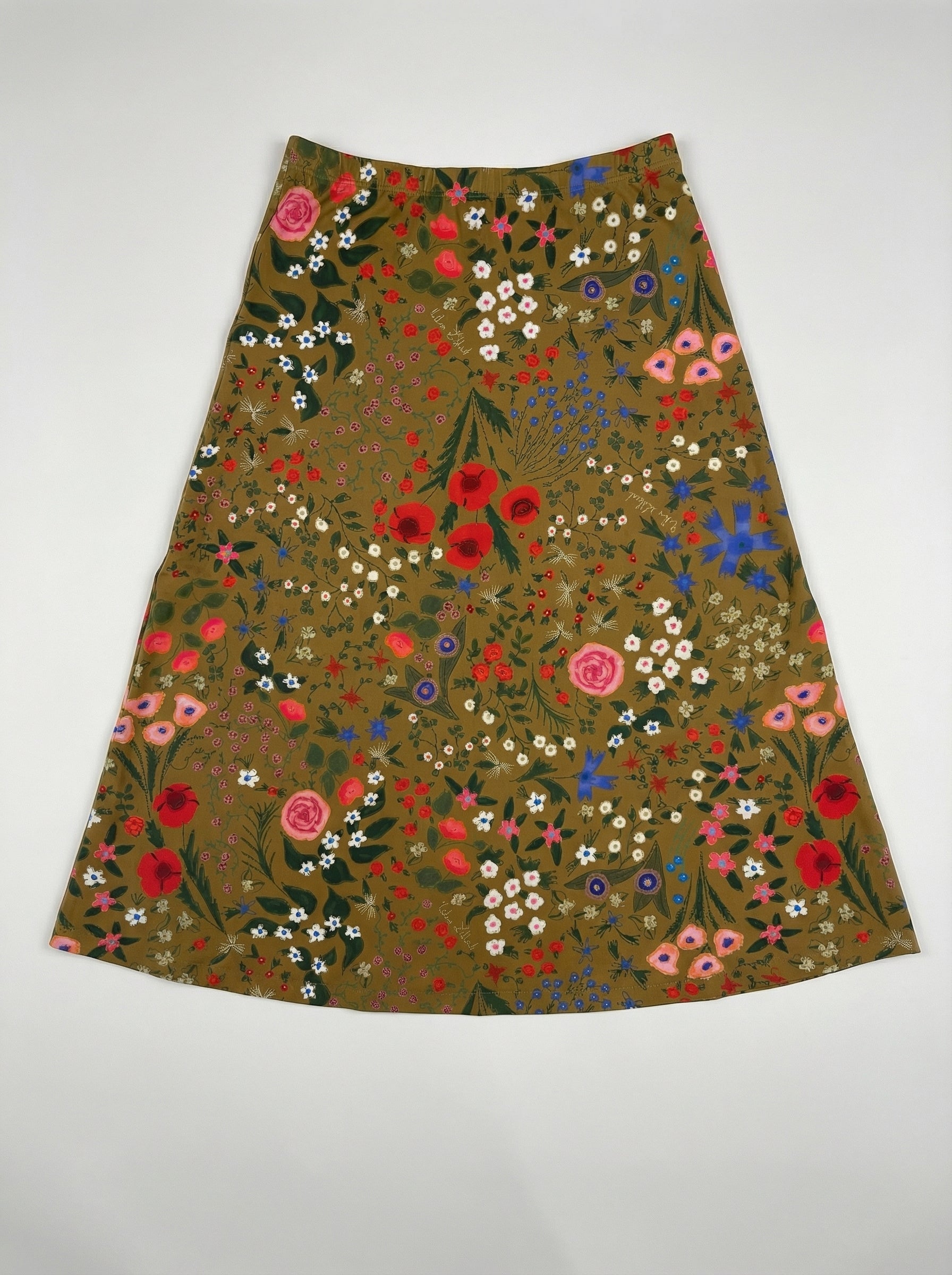 A-Line Skirt - Florentina, Khaki