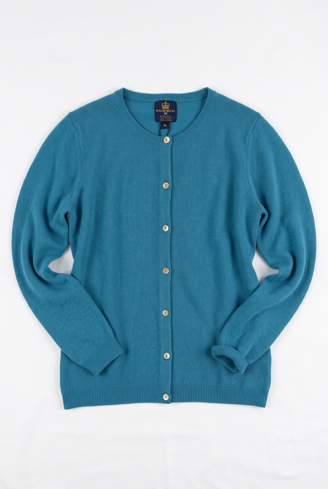 Balmoral Cashmere Cardigan - Turquoise