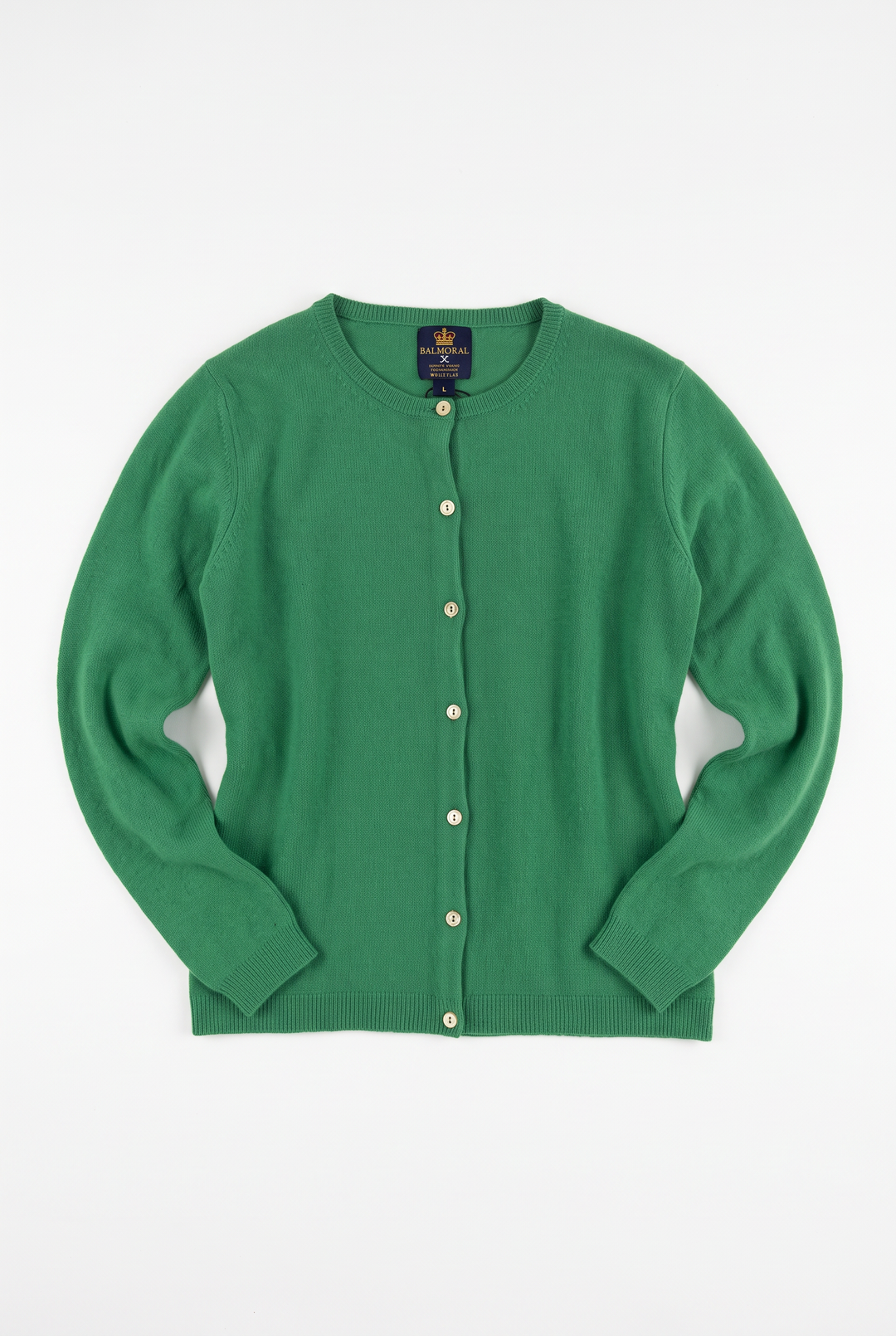 Balmoral Cashmere Cardigan - Green