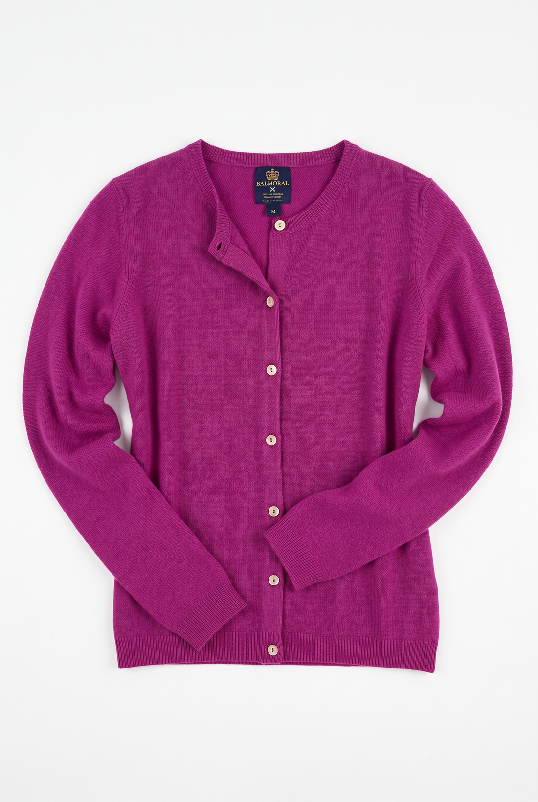 Balmoral Cashmere Cardigan - Pink