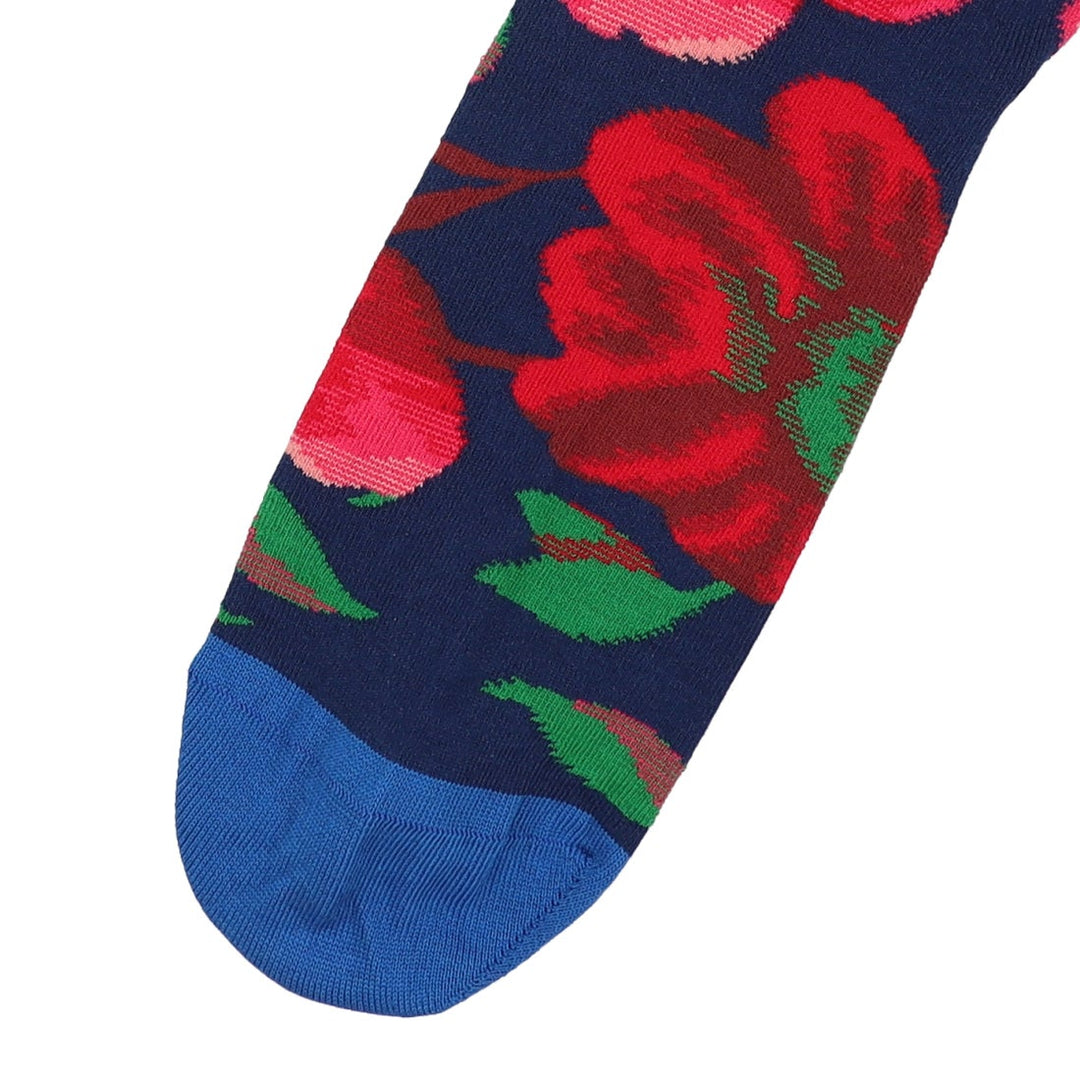 Bonne Maison - Dark Blue Flowers Socks