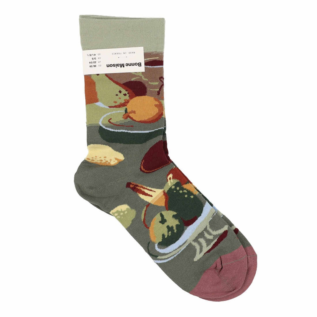 Bonne Maison - Verdigris Brunch Socks