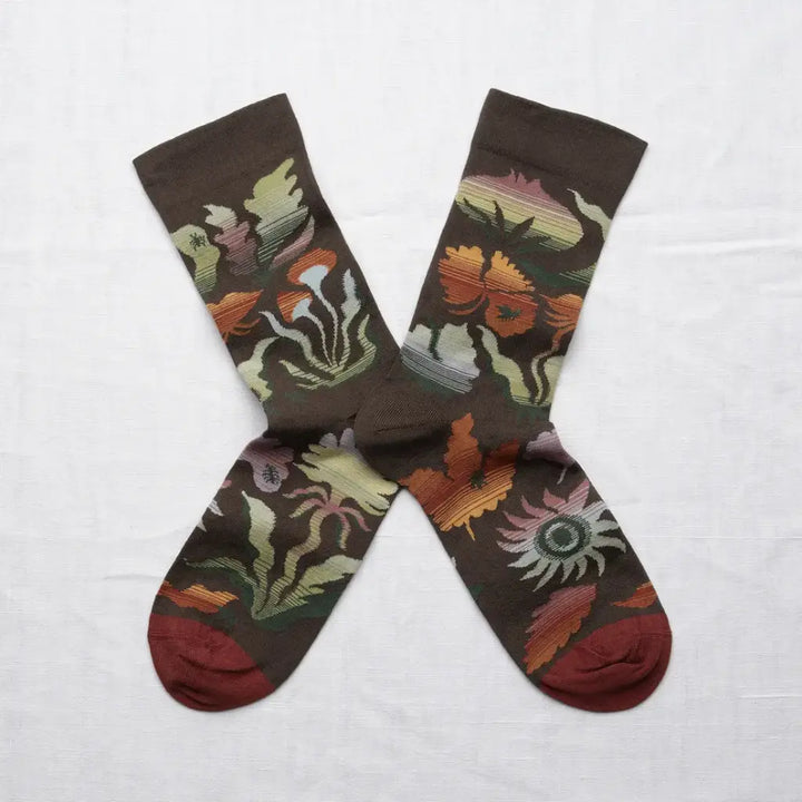 Bonne Maison - Umber Cutout Socks