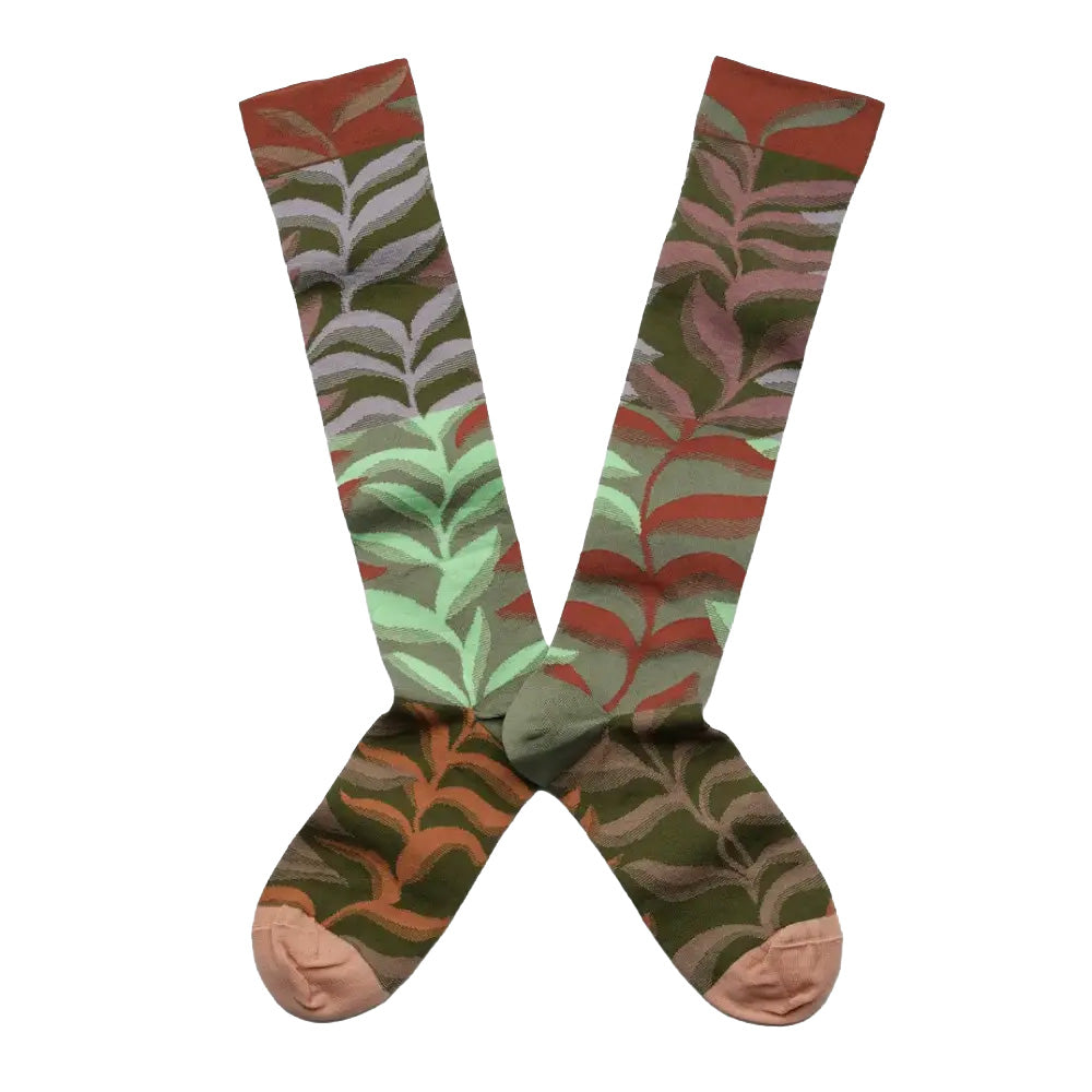 Bonne Maison - Multico Patchwork Knee-High Socks