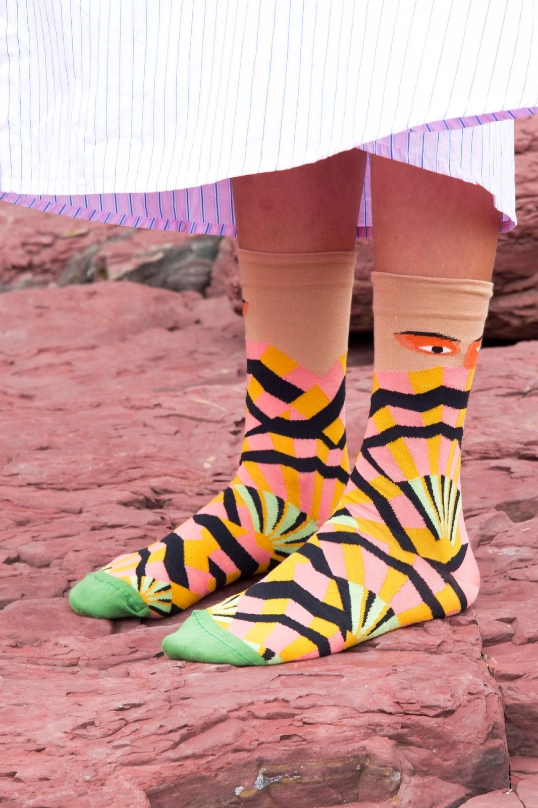 Praline Fan Socks