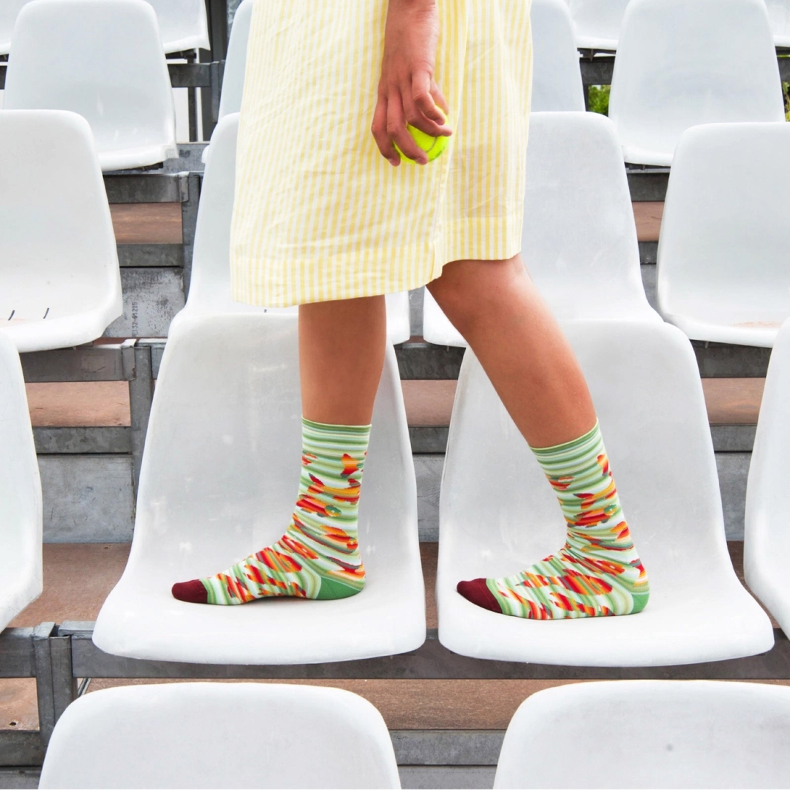 Chaussettes avocat poissons