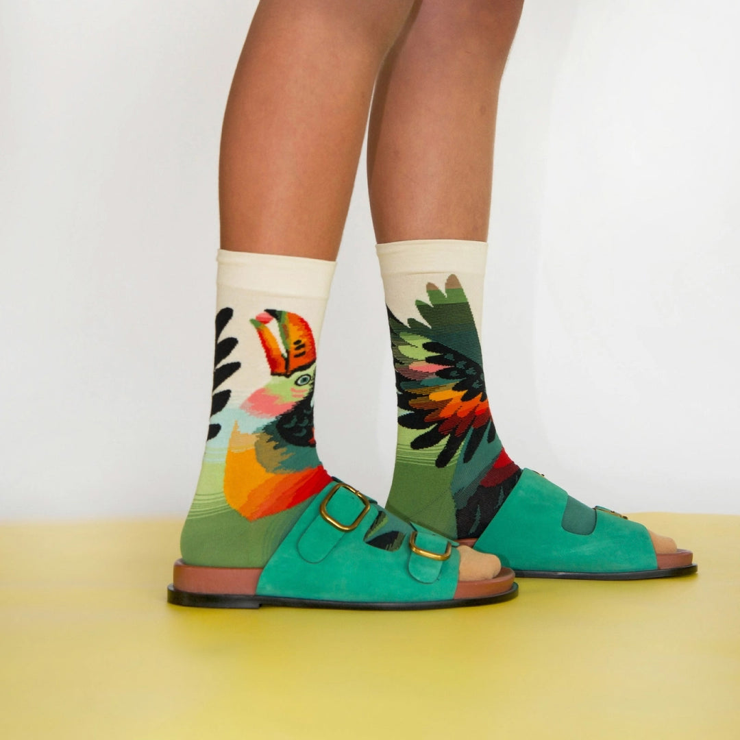 Natural Toucan Socks