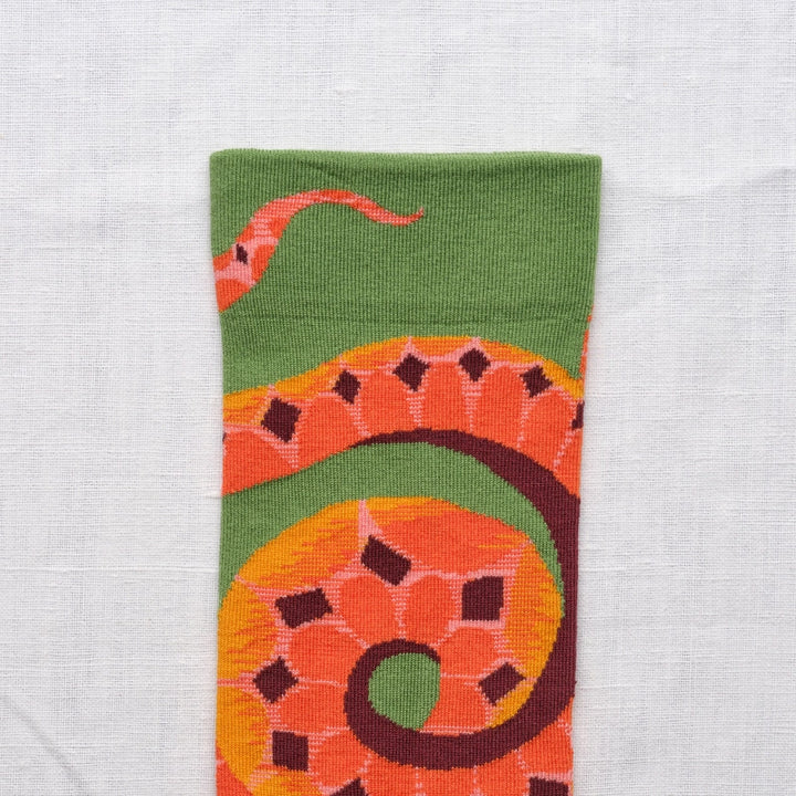 Avocado Snake Socks