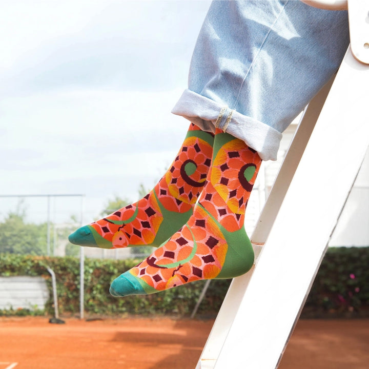 Avocado Snake Socks