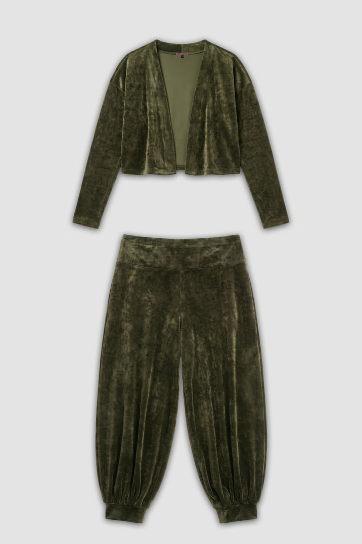 Velvet Pants - Green
