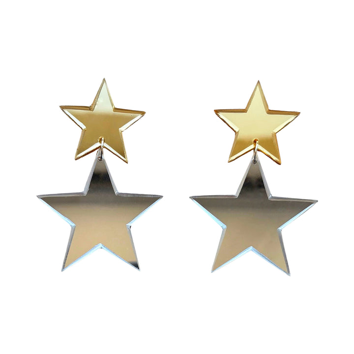 Double Stars Earrings