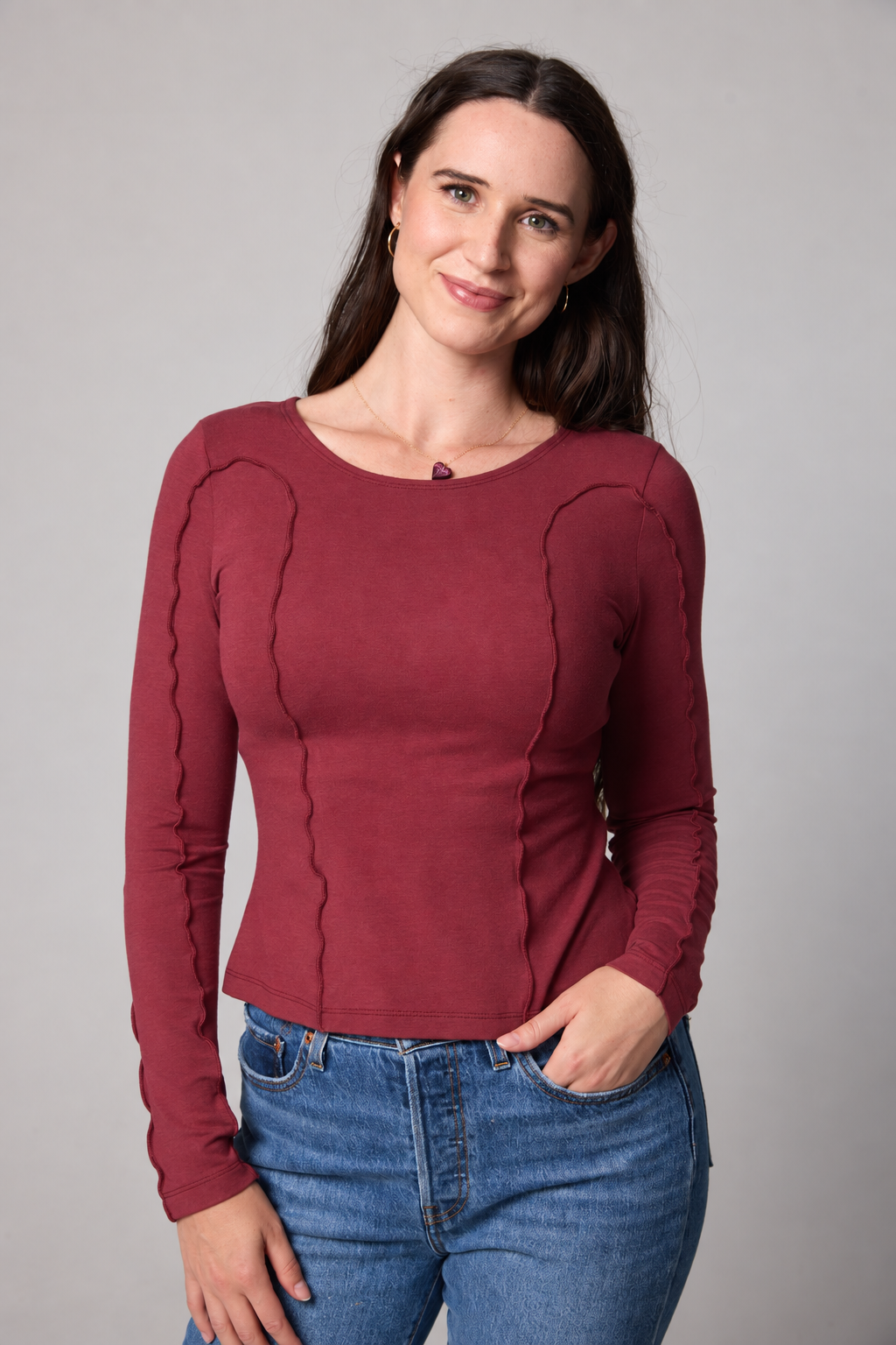 Contour Top - Blush