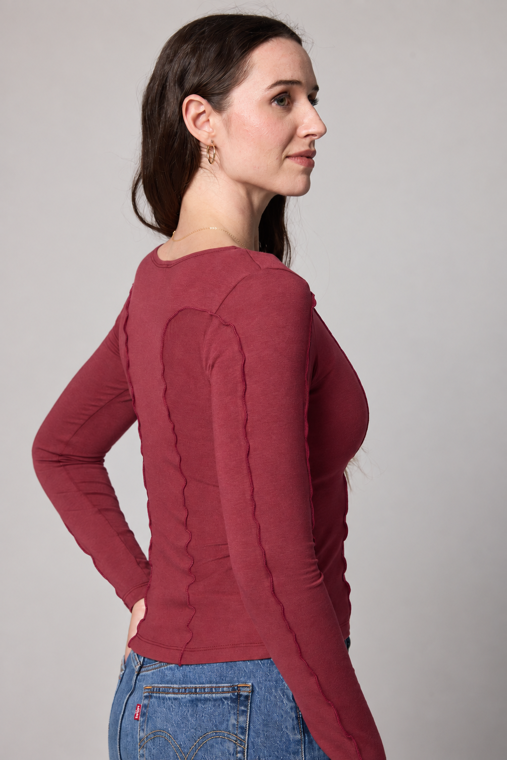 Contour Top - Blush