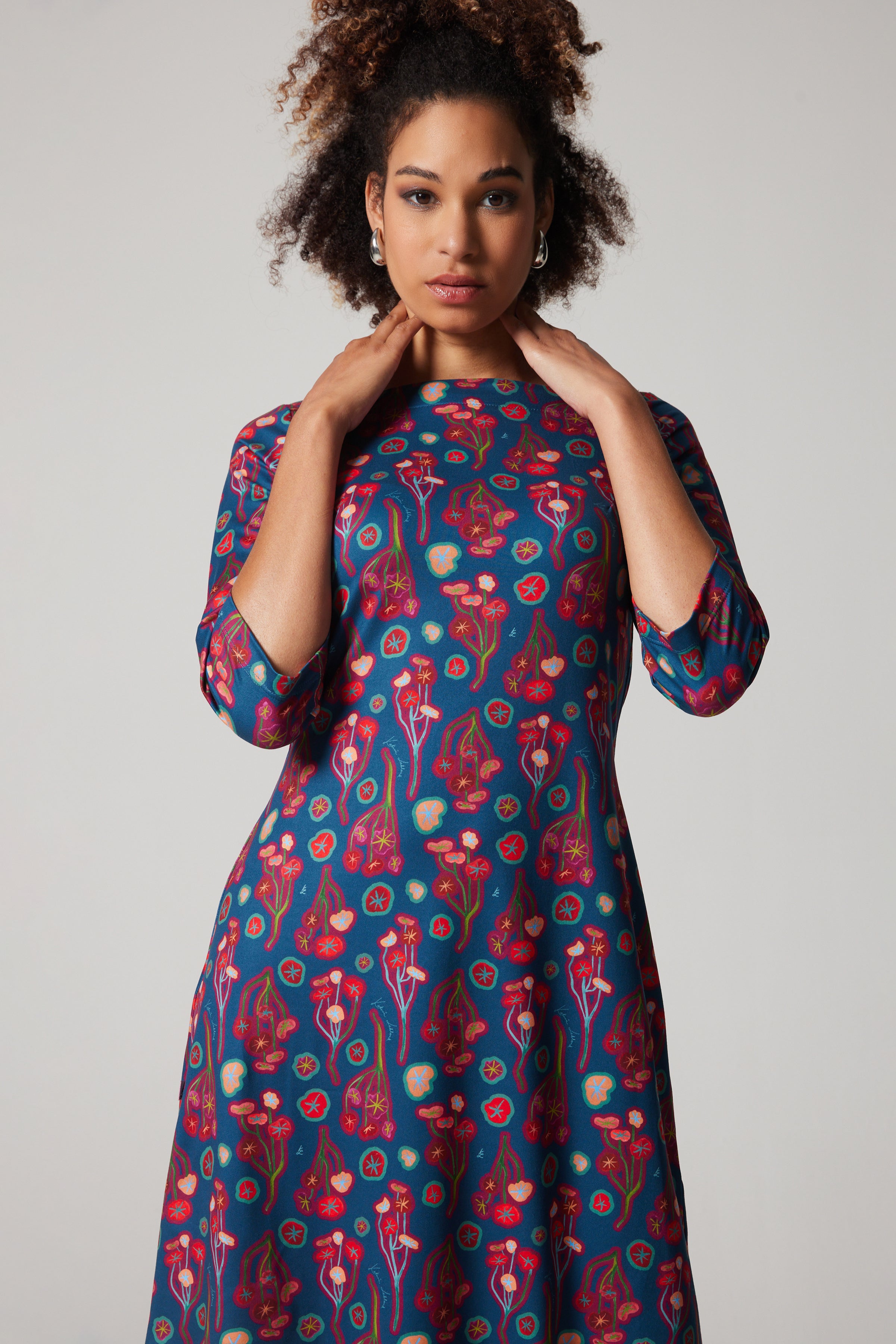 A-Line Dress - Nasturtium