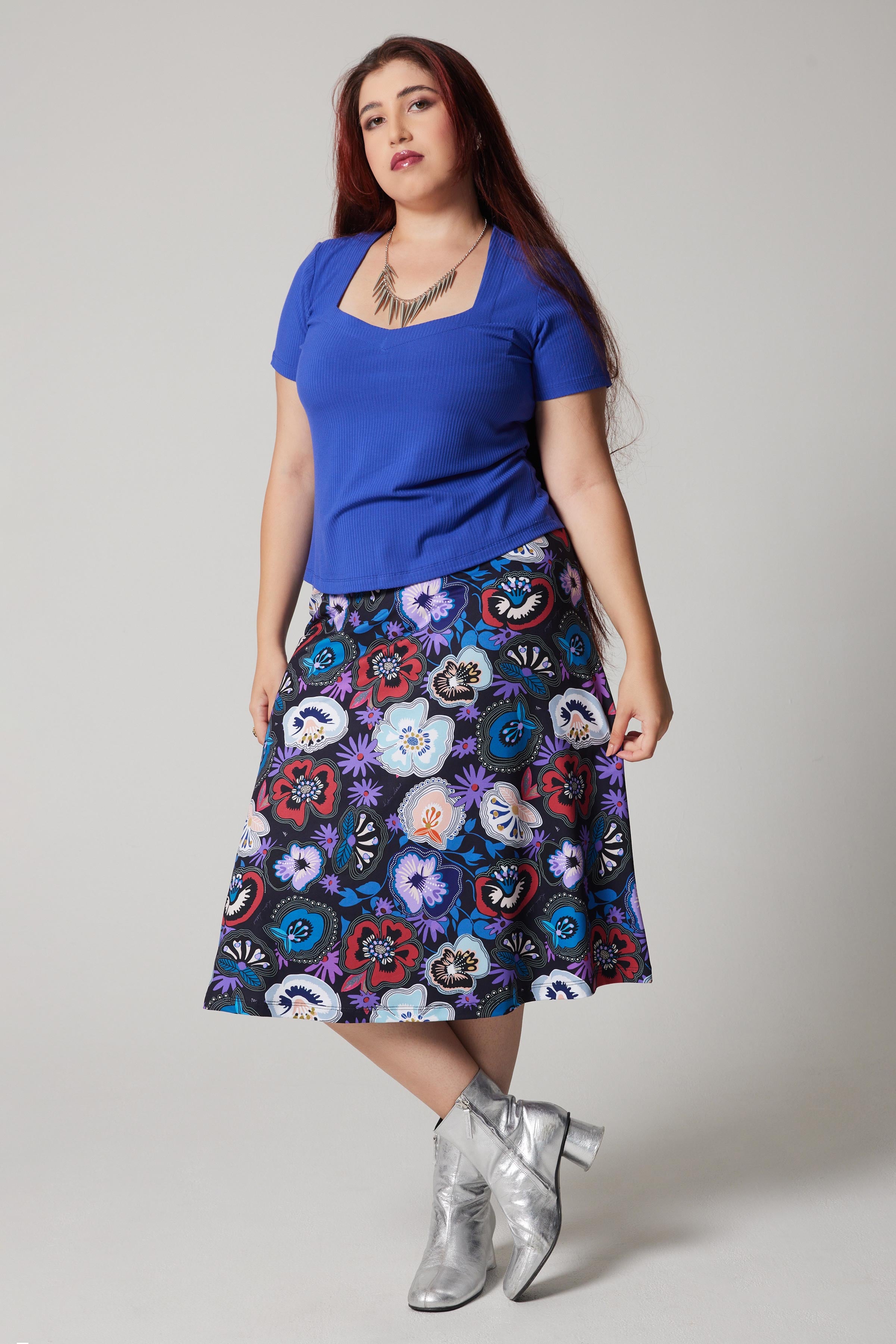 A-Line Skirt - Rivet Floral