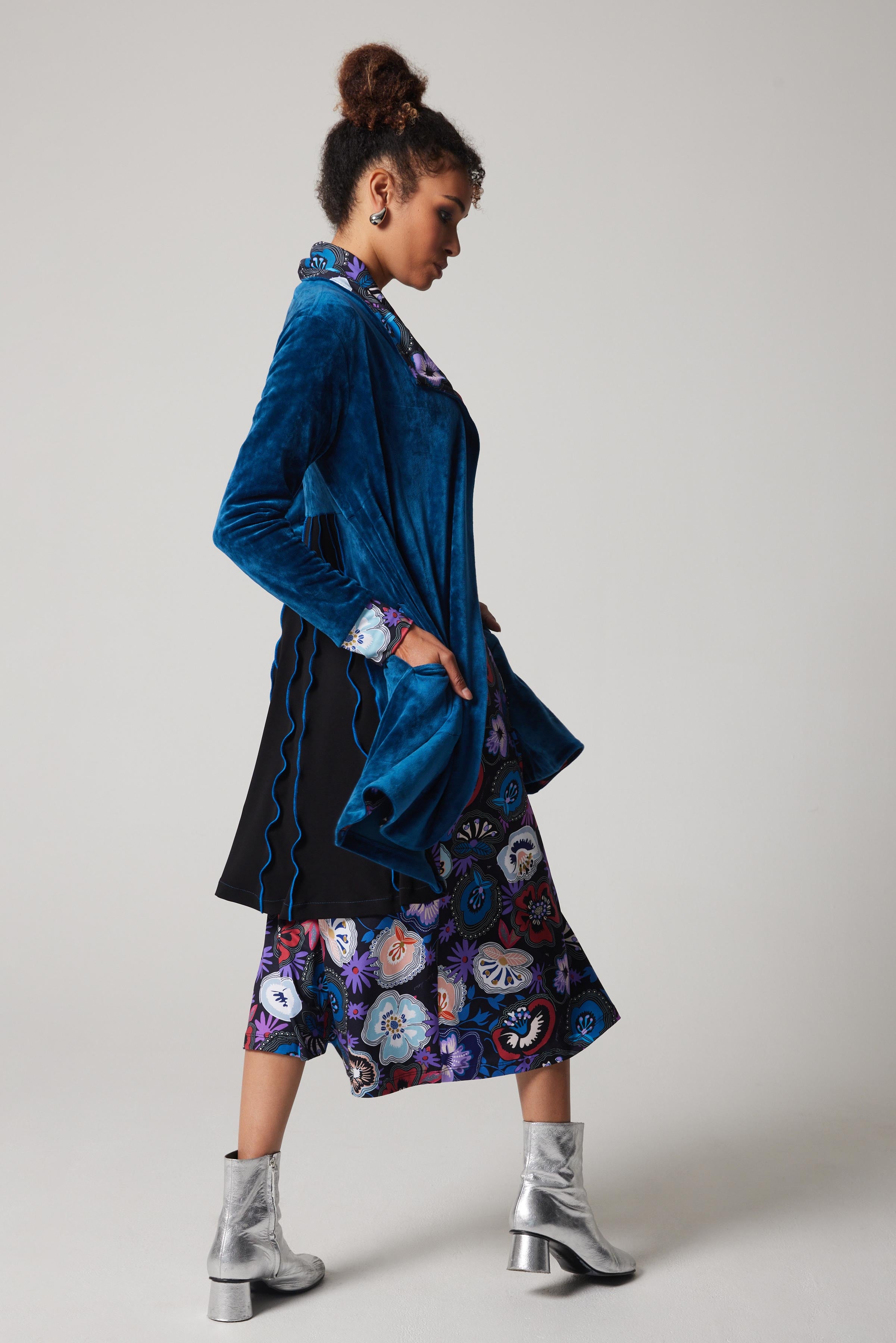 Abundance Coat - Rivet Floral