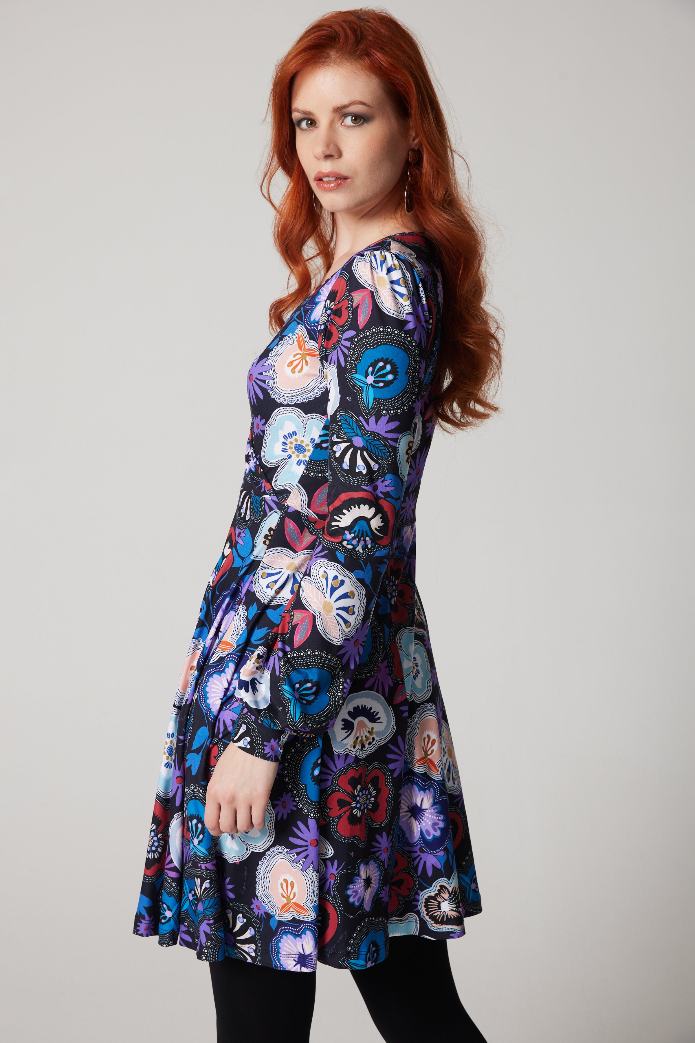 Robe cache-coeur - Rivet Floral