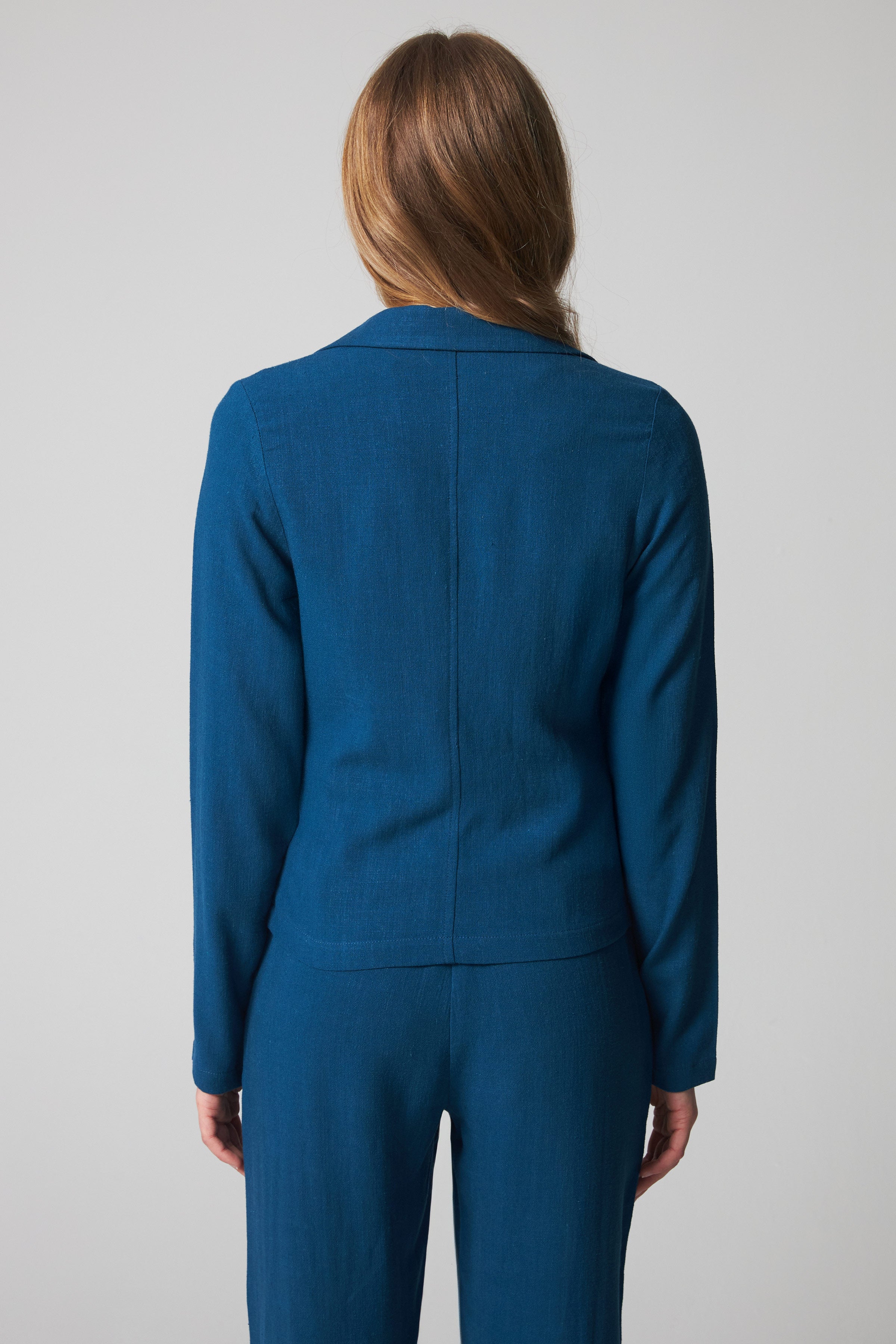 Veston en lin - Bleu