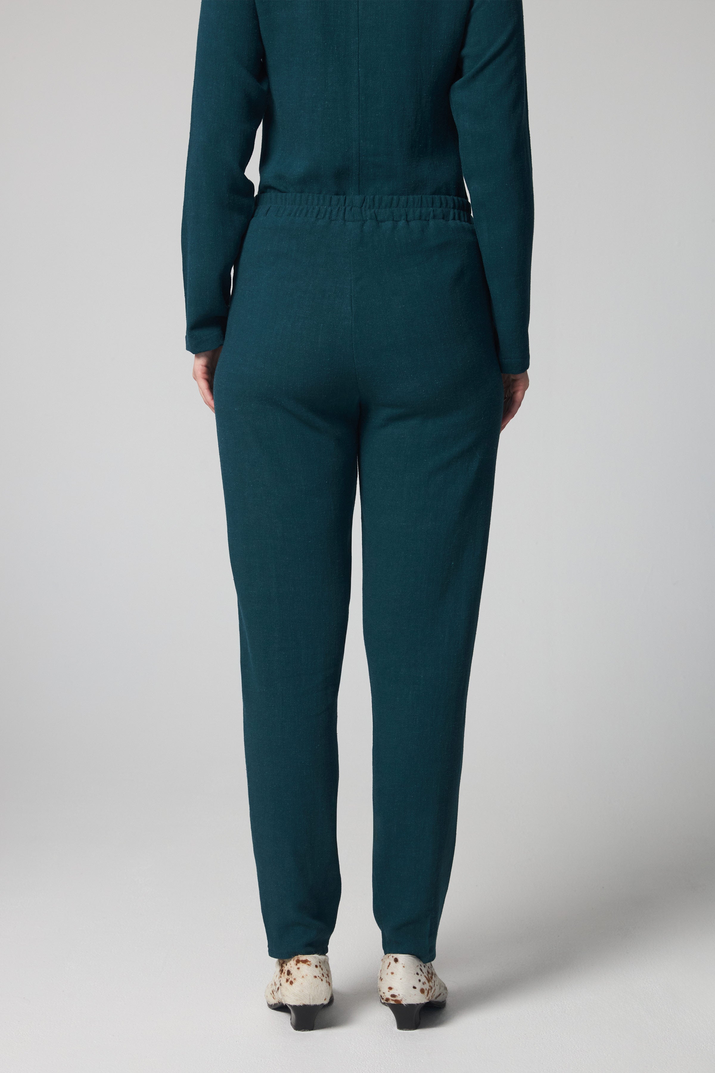 Pantalon d’été en lin - Vert