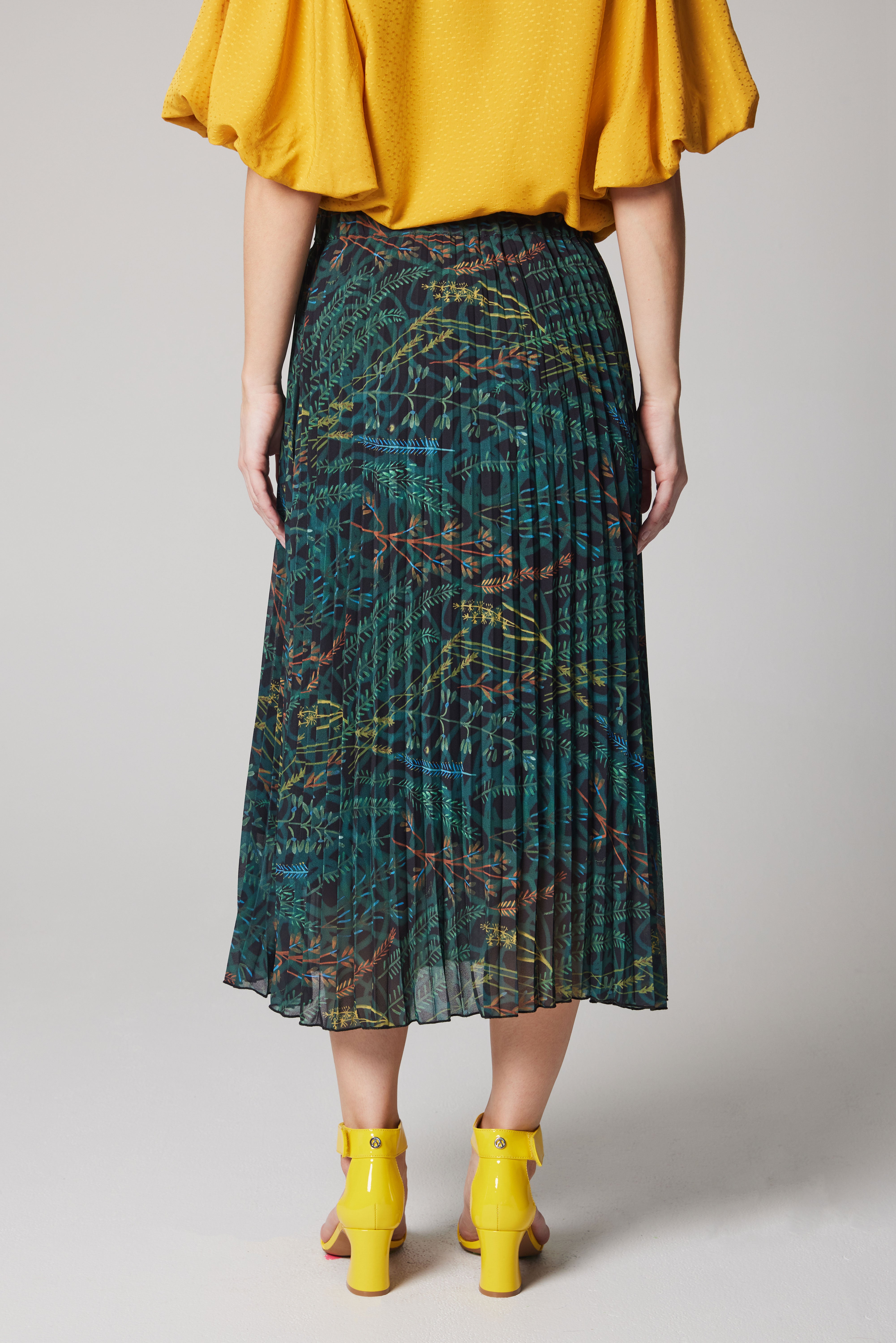 Pleated Skirt - Firefly