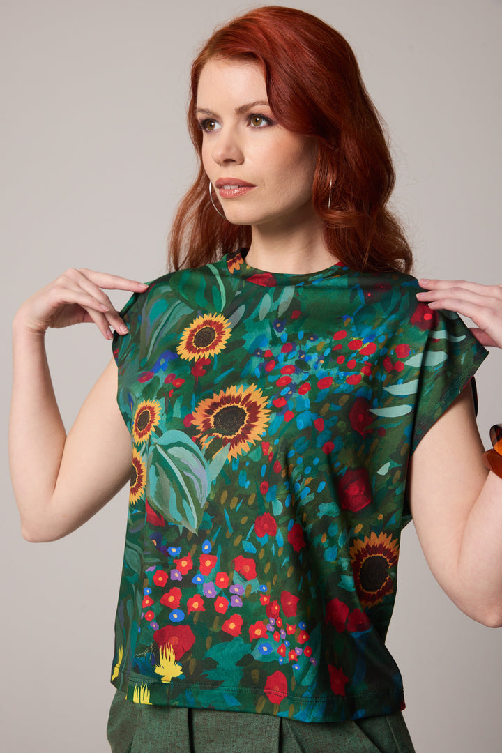 T-shirt Débardeur - Jardin d&